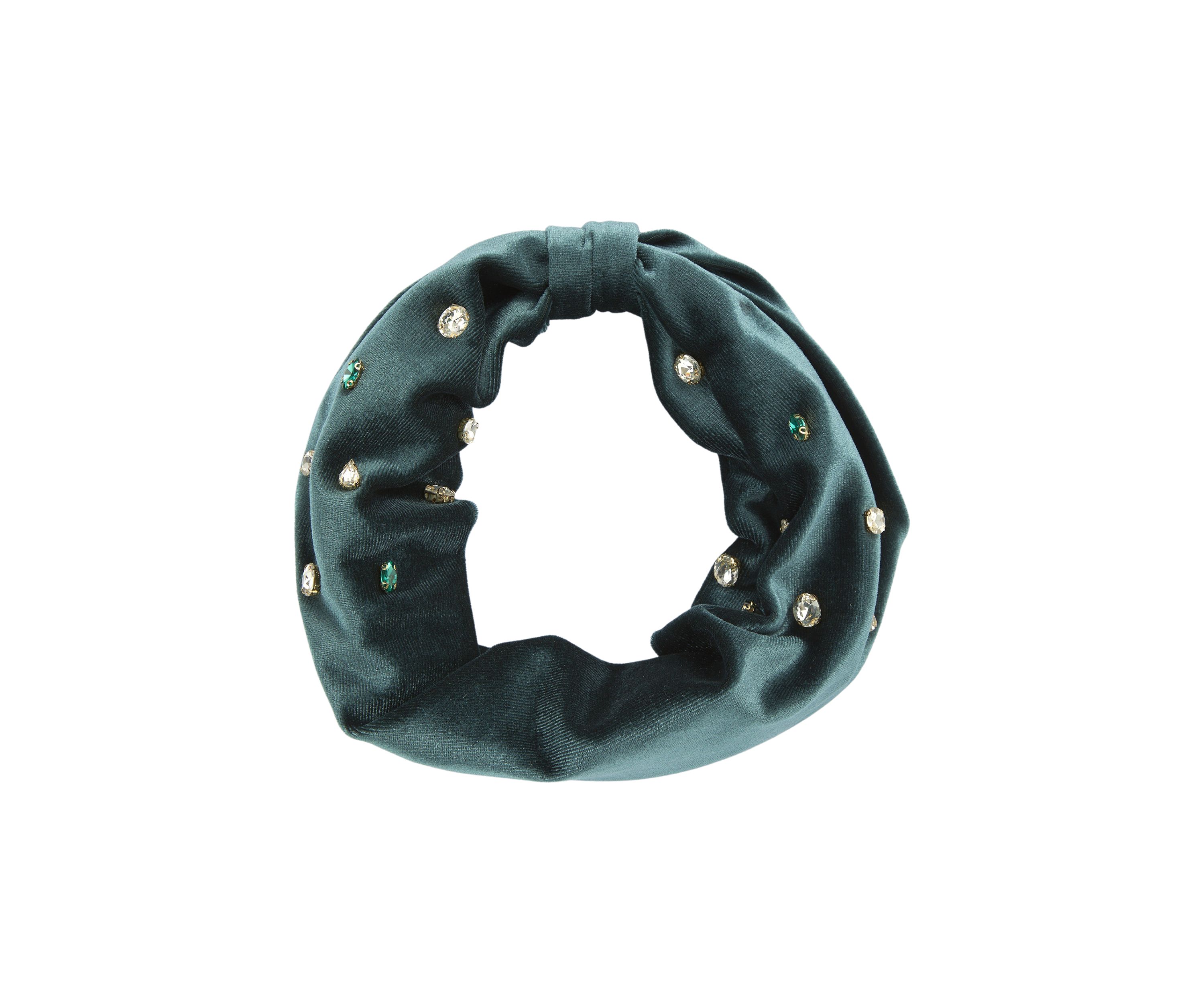 Embellished Velvet Headwrap