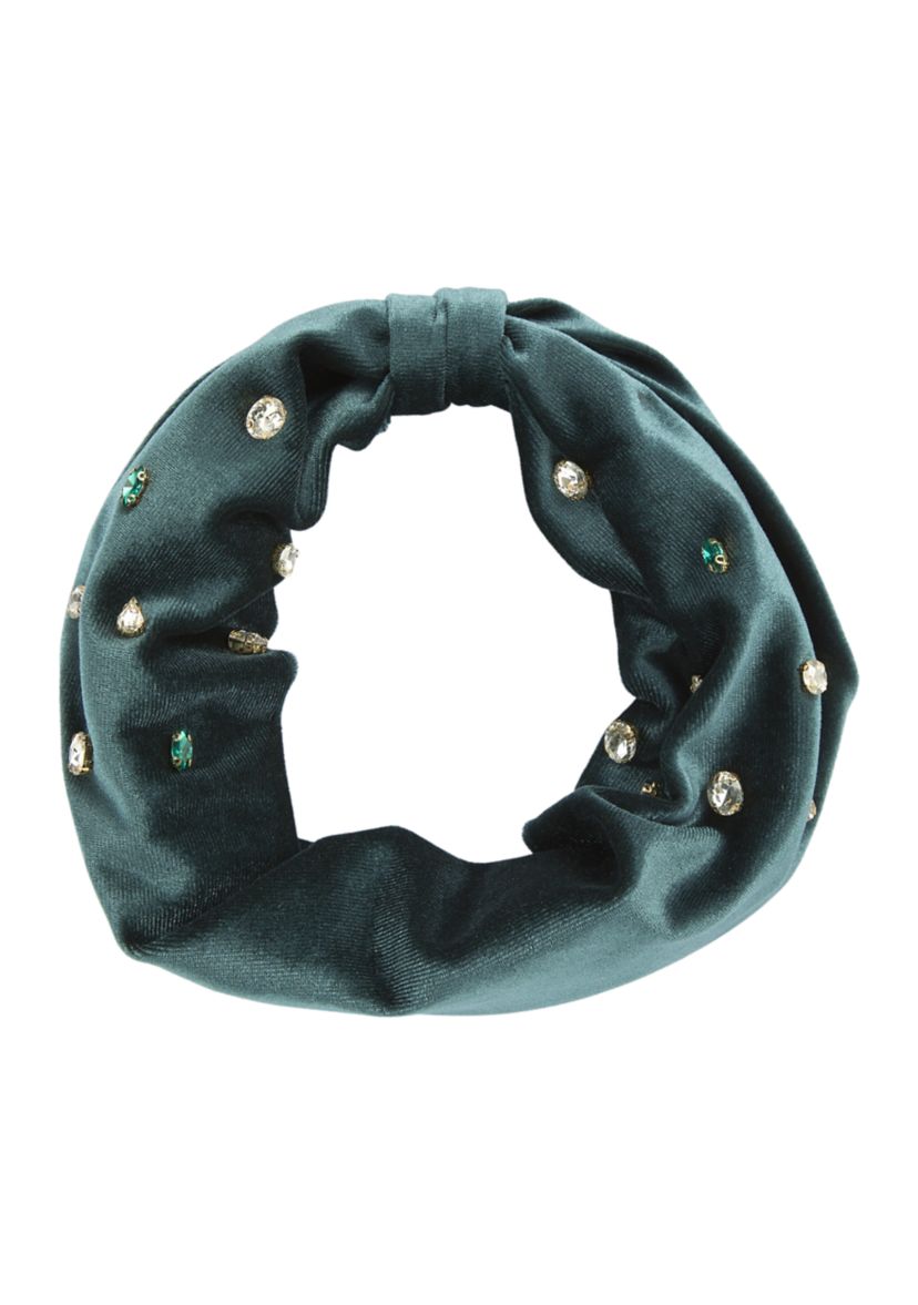 Embellished Velvet Headwrap
