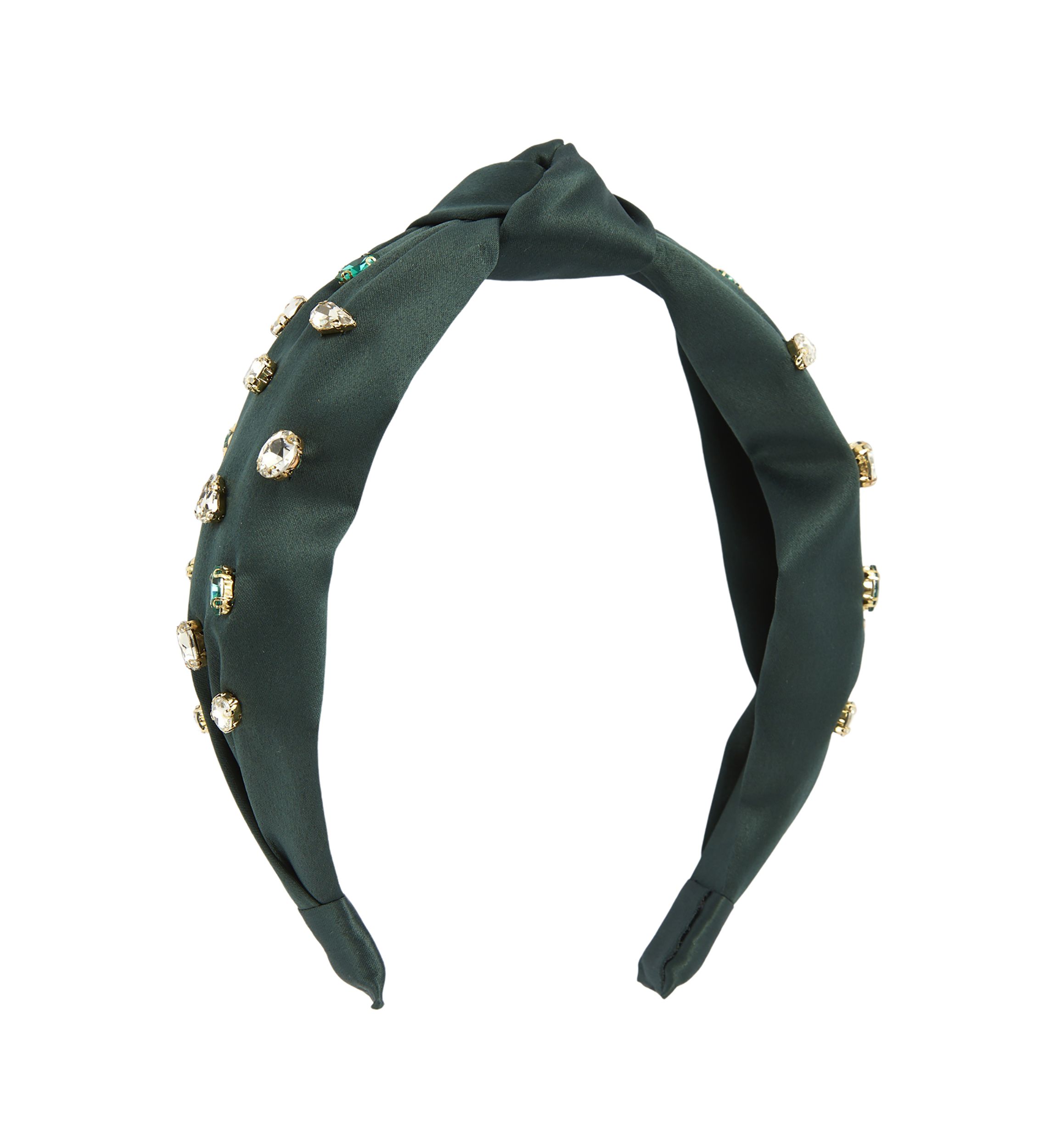 Embellished Knotted Top Headband