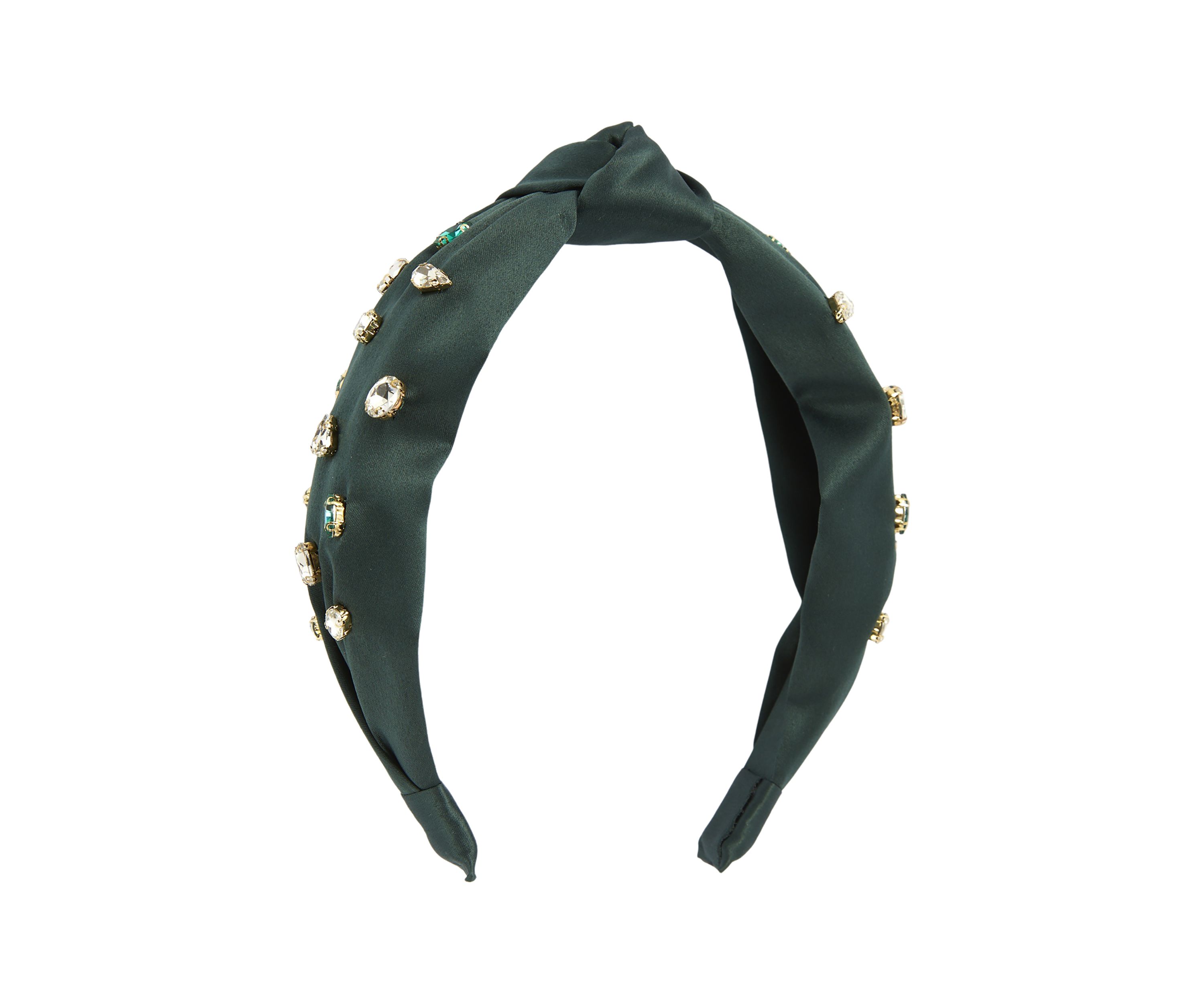 Embellished Knotted Top Headband
