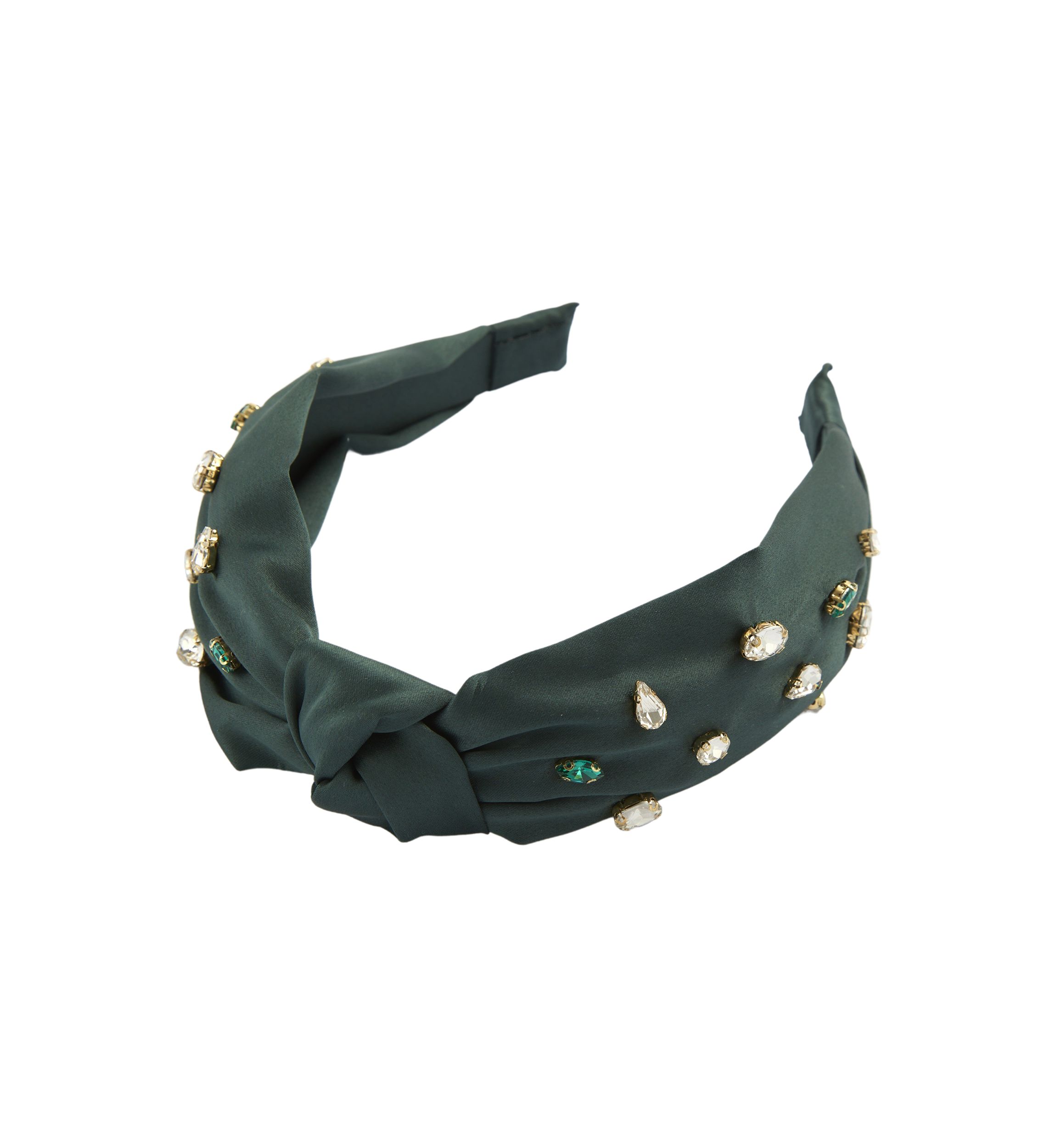 Embellished Knotted Top Headband
