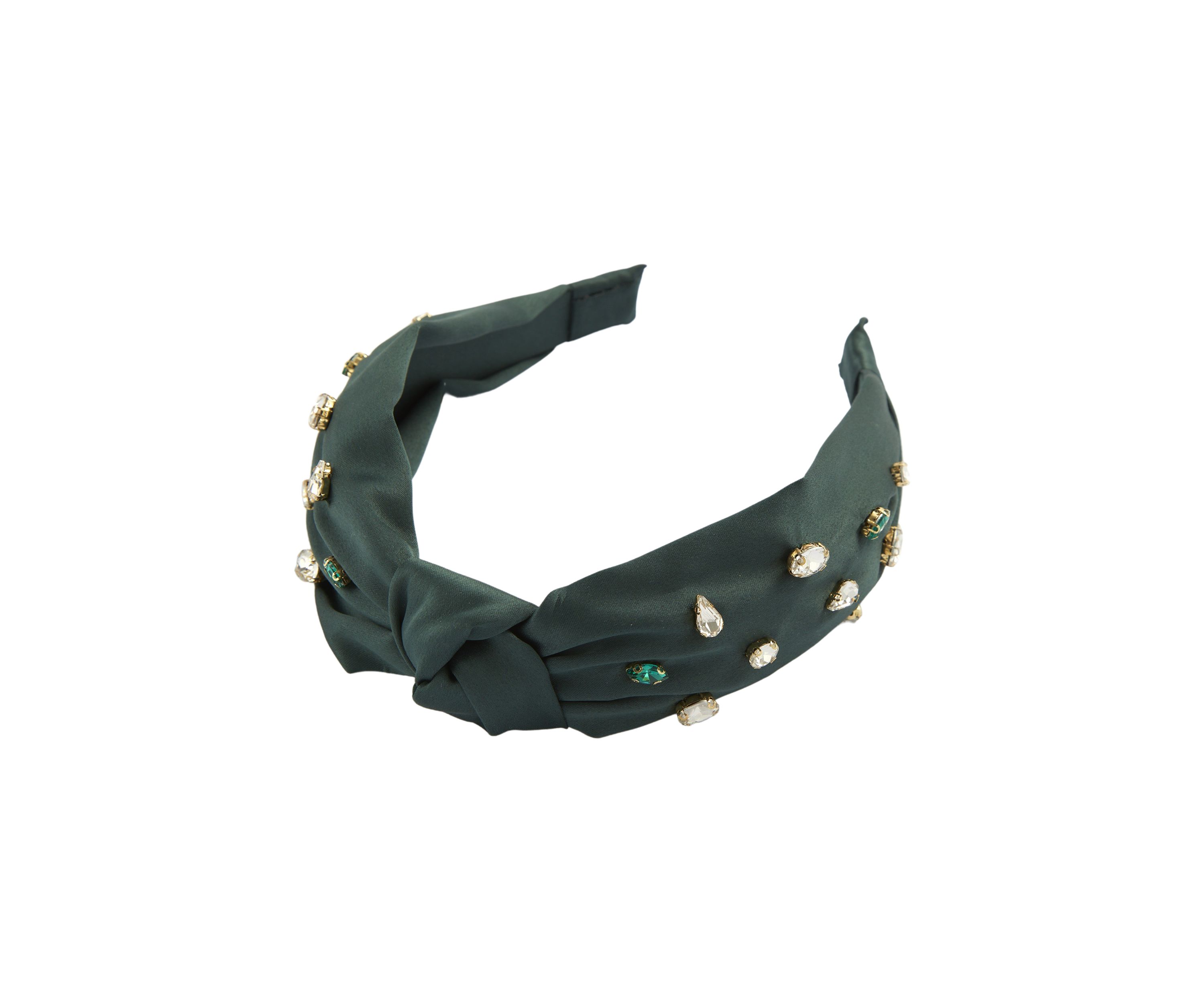 Embellished Knotted Top Headband