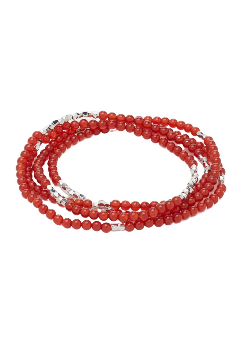 Silver Tone Stretch Necklace