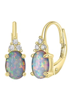 Belk clearance opal earrings