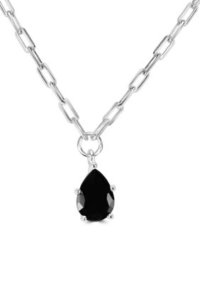 Belk Silverworks Stone Pendant Necklace