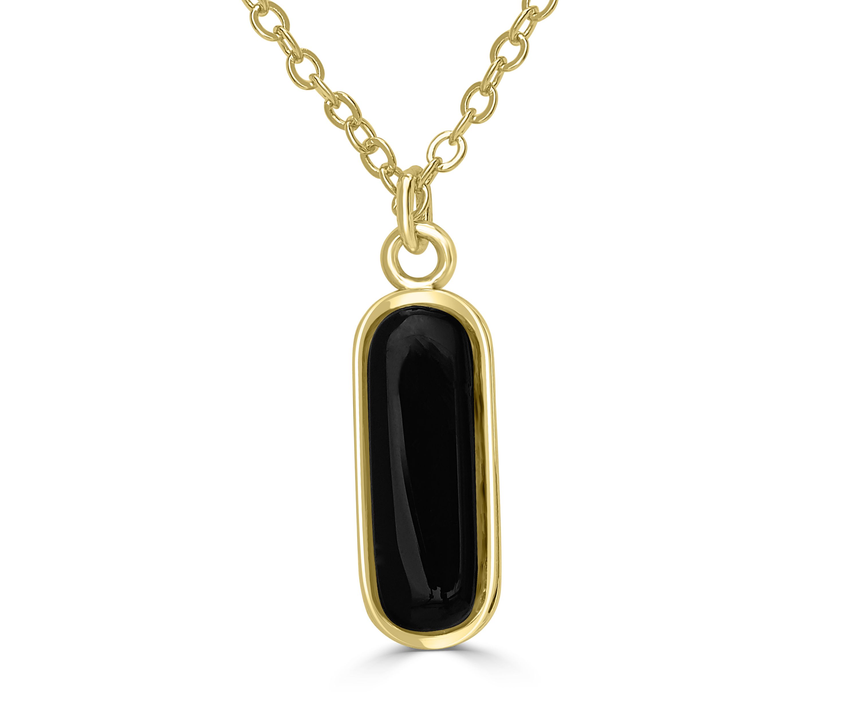 Gold Plated Bar Diamond Cut Chain Necklace
