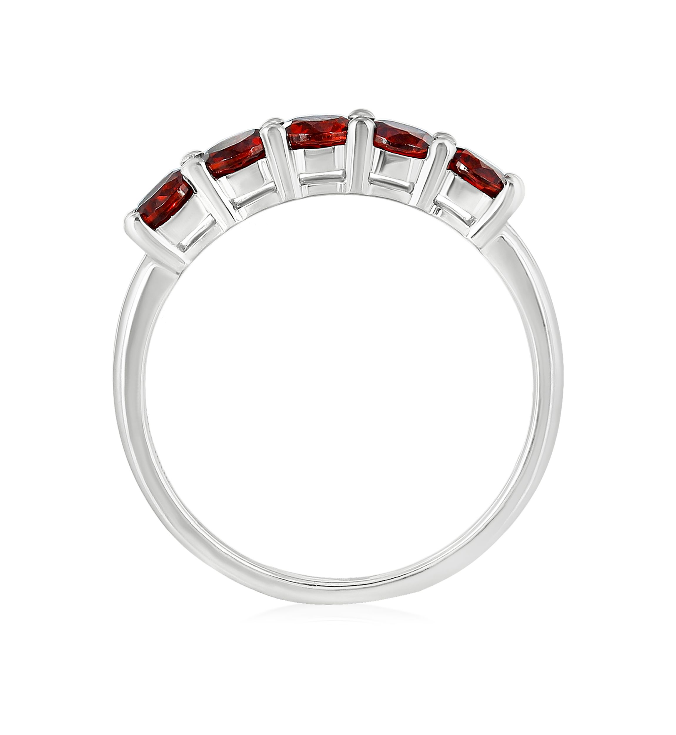 Sterling Silver 5 Stone Ring