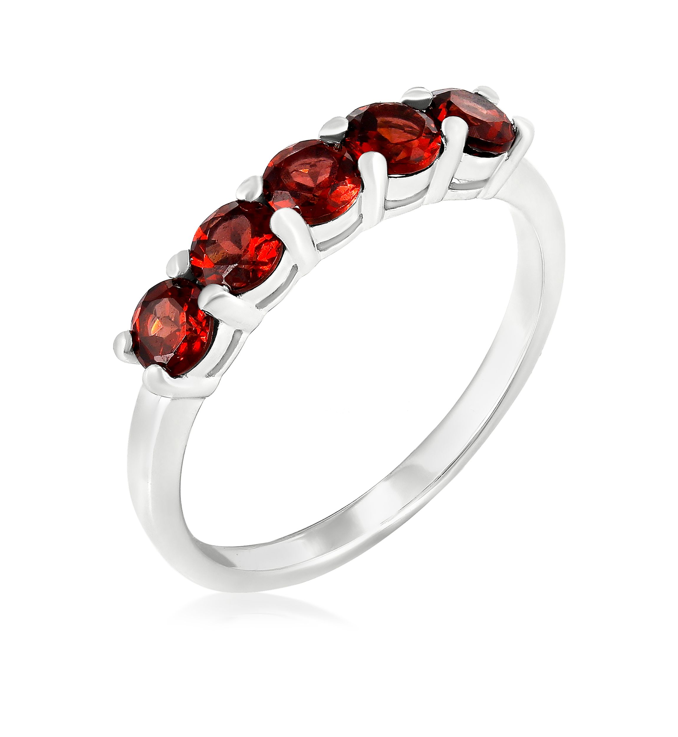 Sterling Silver 5 Stone Ring