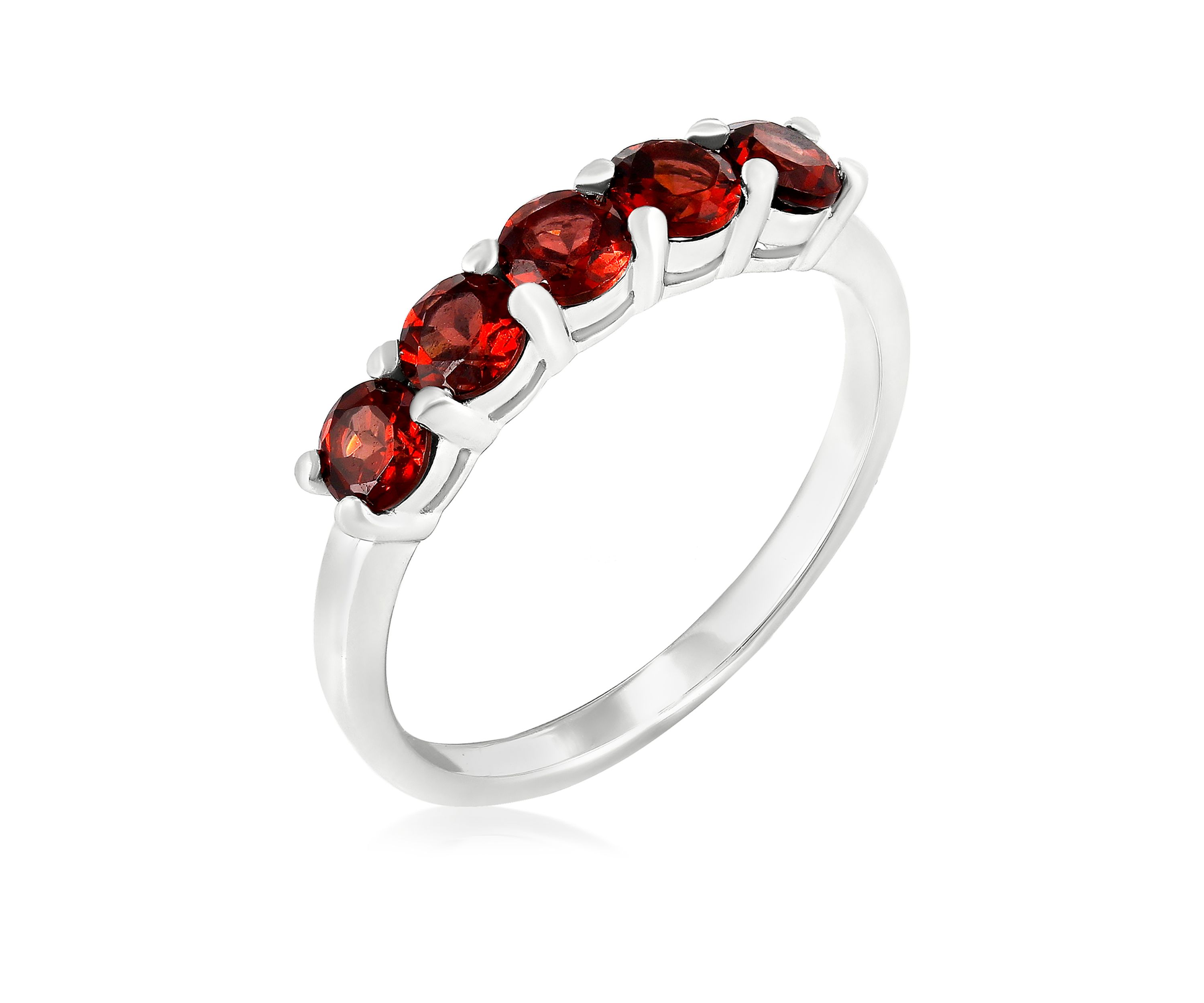 Sterling Silver 5 Stone Ring