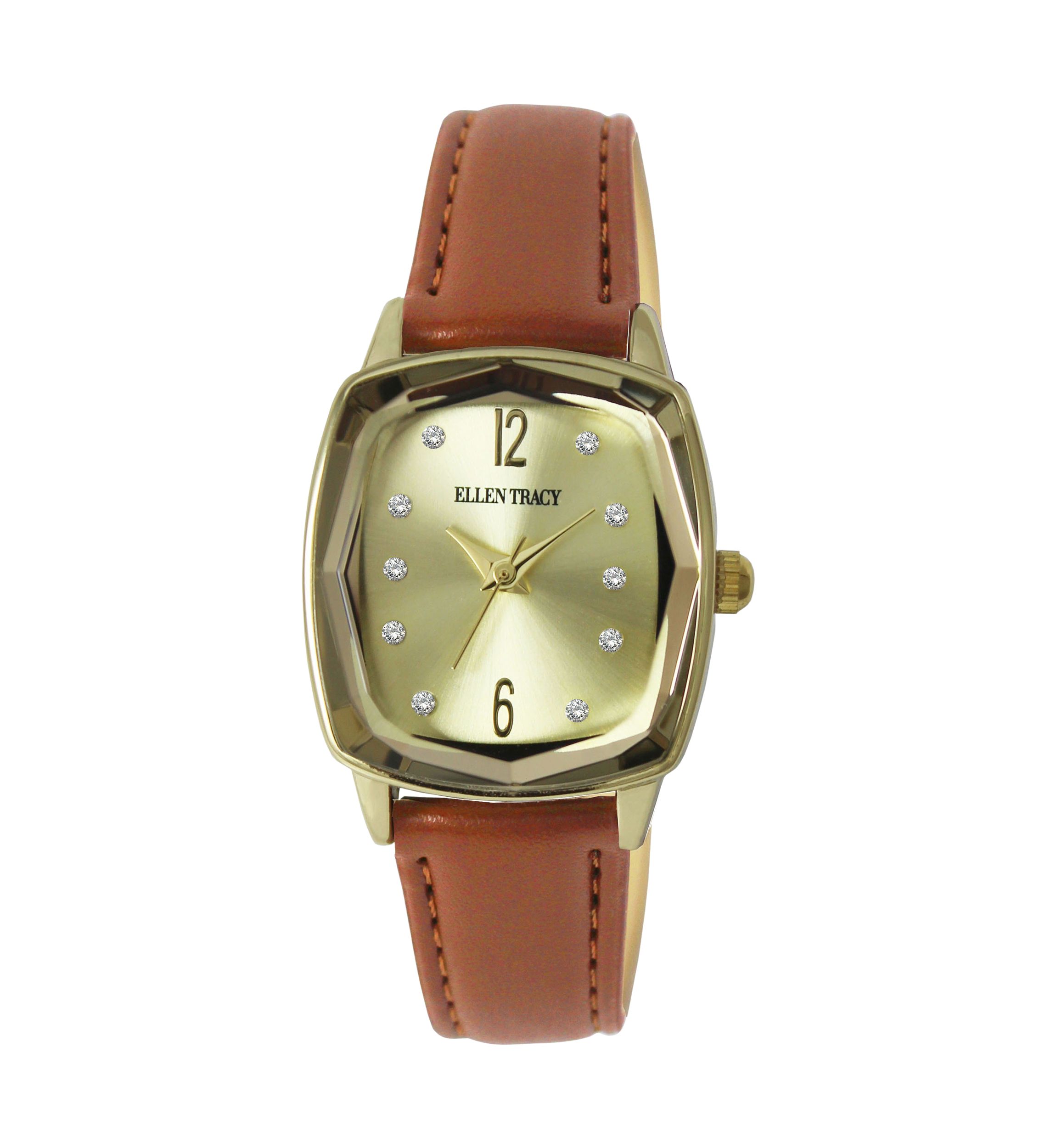 Gold Tone Mini Cushion Watch