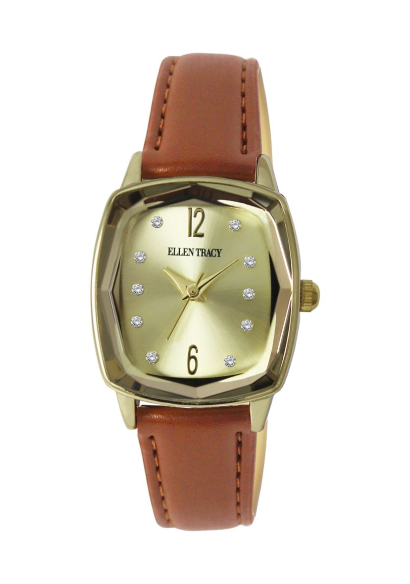 Gold Tone Mini Cushion Watch