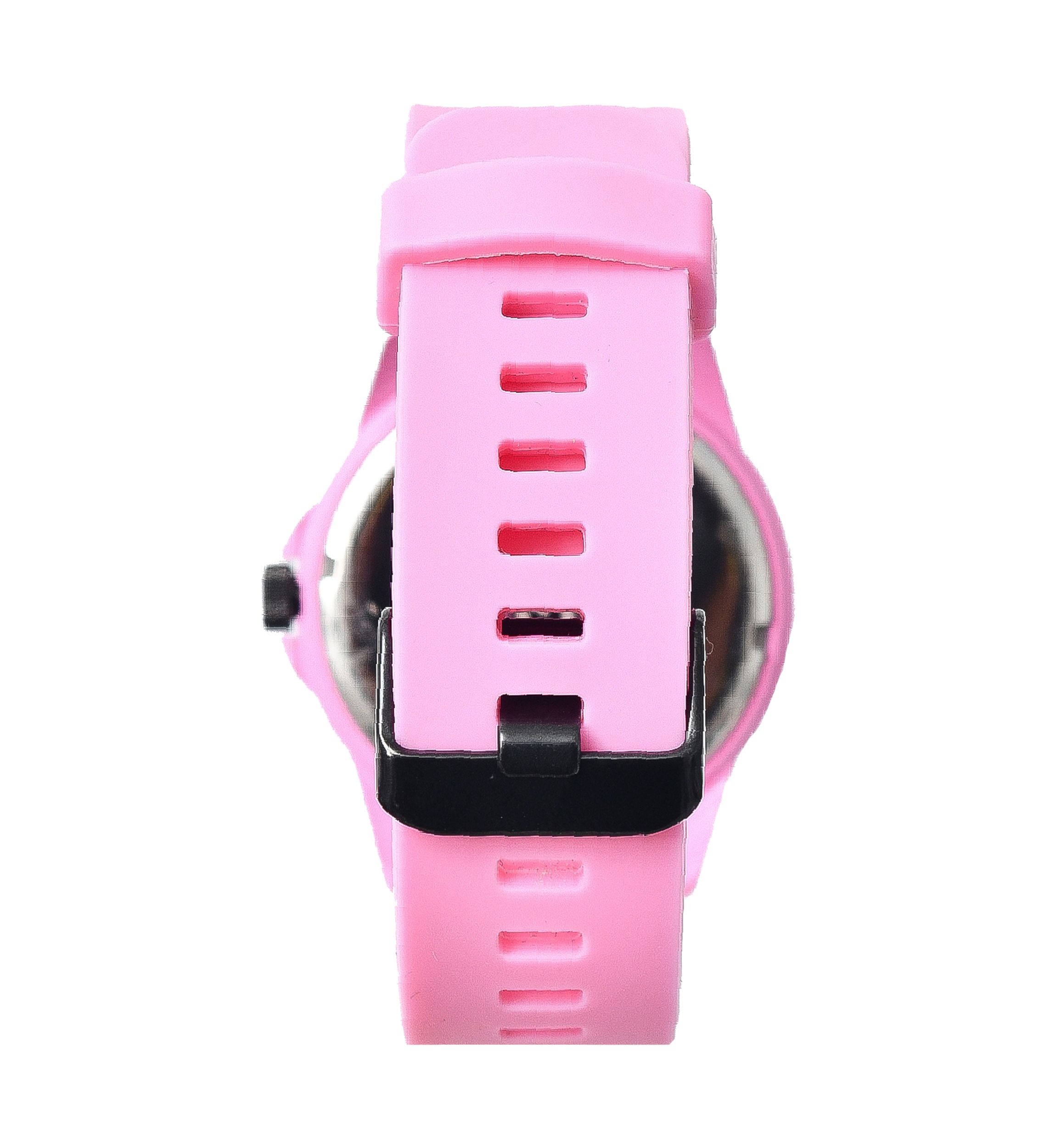 Unisex Hillendale Light Pink Silicone Band Watch - 44 Millimeter