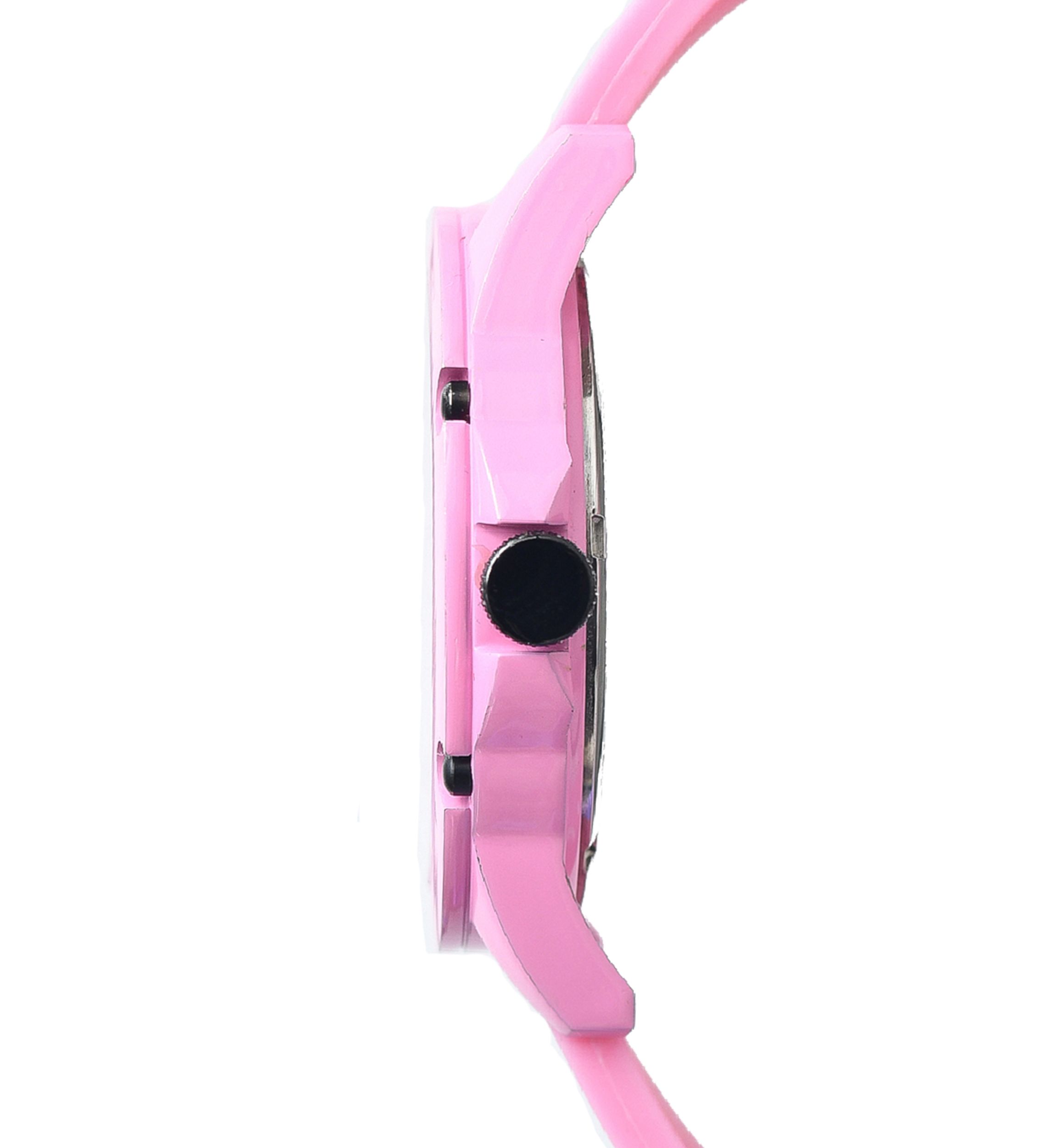 Unisex Hillendale Light Pink Silicone Band Watch - 44 Millimeter