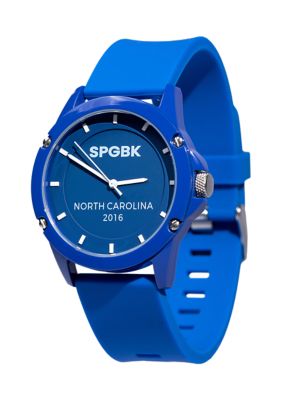 Unisex Bronco Royal Blue Silicone Band Watch