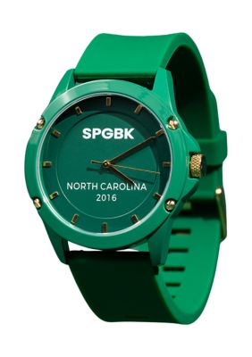 Unisex Trojan Green and Gold Silicone Watch