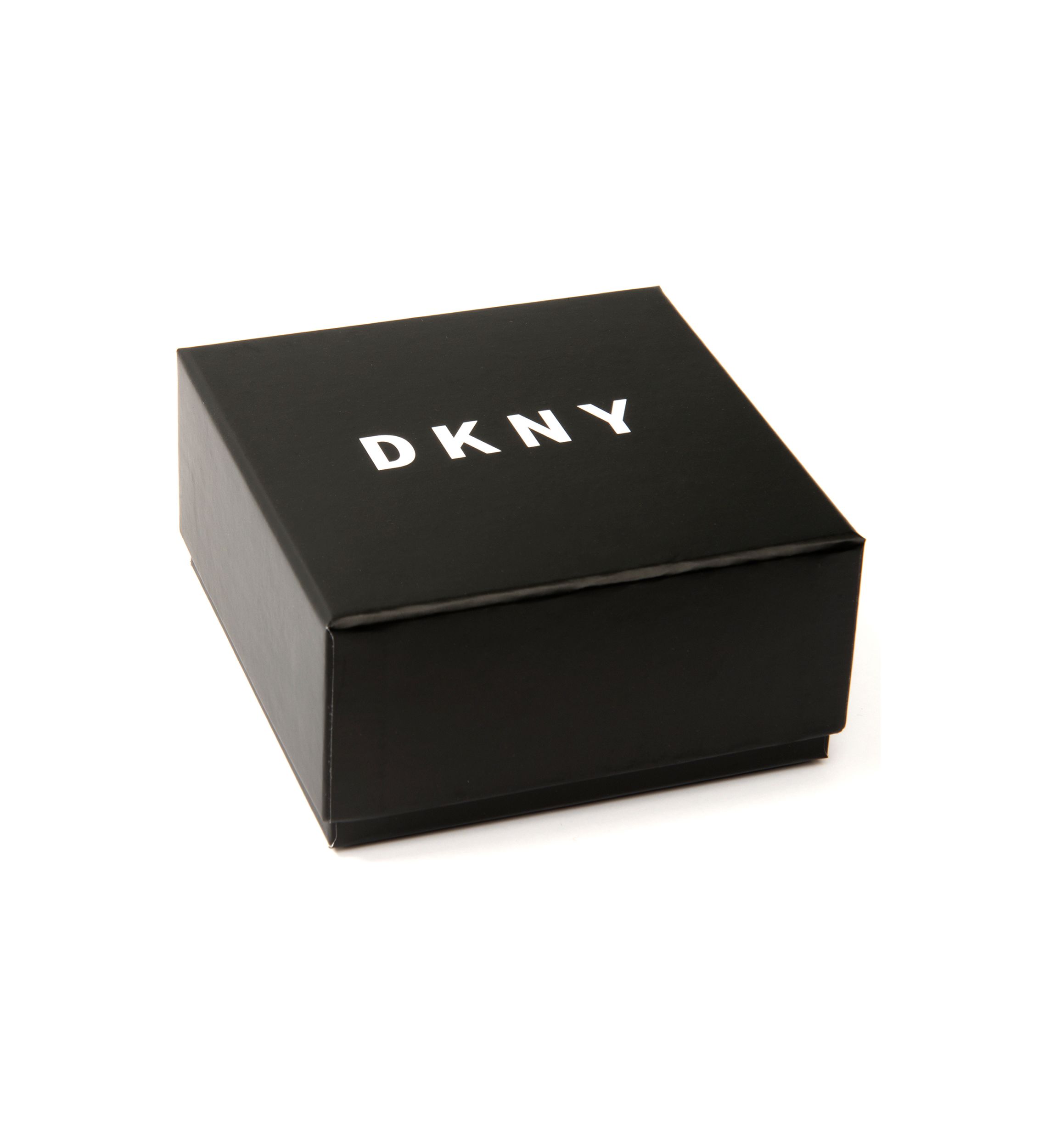 Hematite Tone Black Leather Logo ID Bracelet 