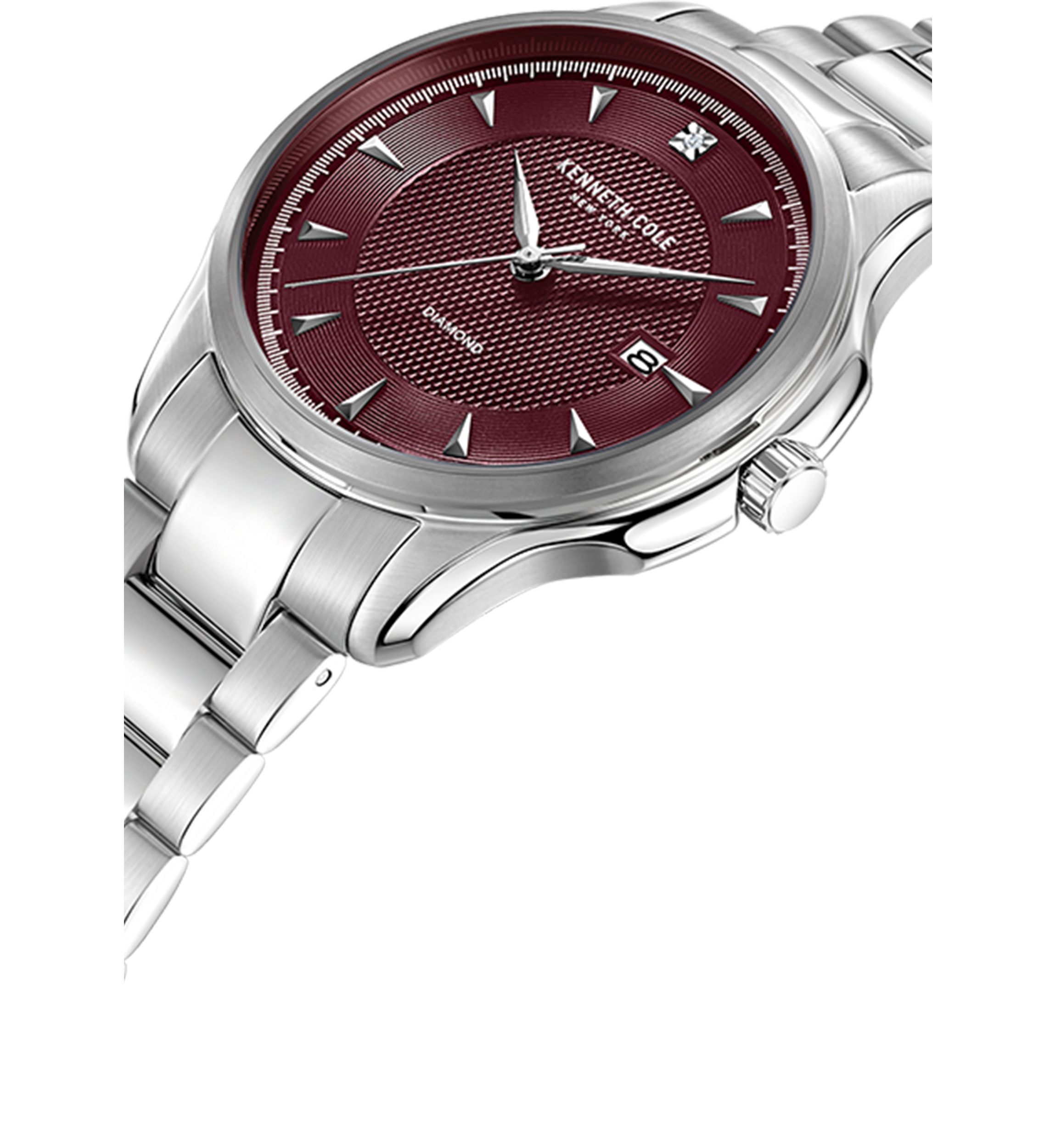 Mens Genuine Diamond Dial Watch
