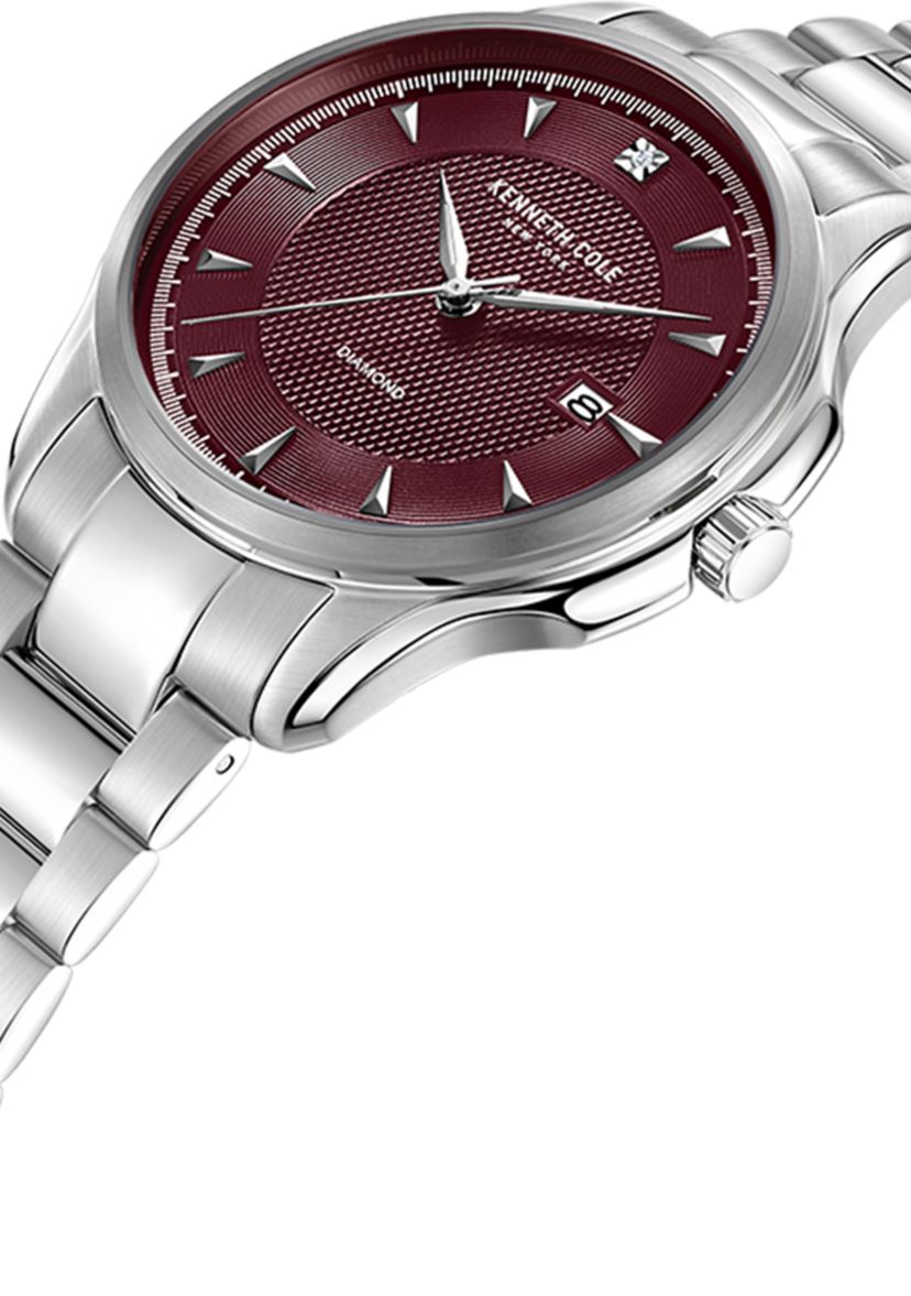 Mens Genuine Diamond Dial Watch