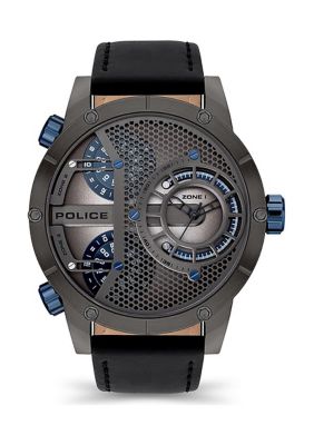 Police Men's Vibe Three Time Zone Watch