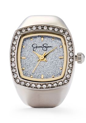 Jessica Simpson Women's Expansion Band Watch Ring