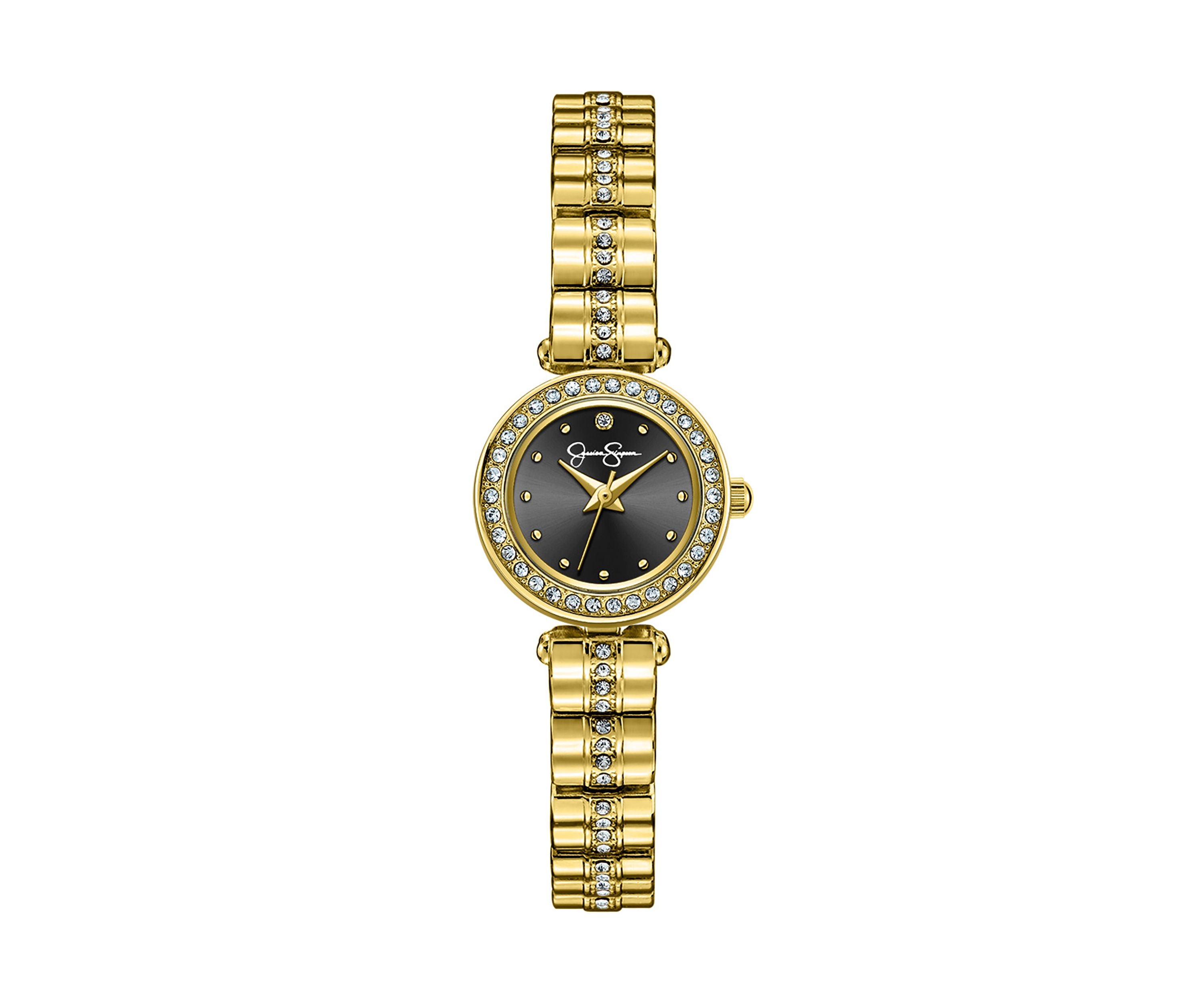 Gold Tone Mini Crystal Watch