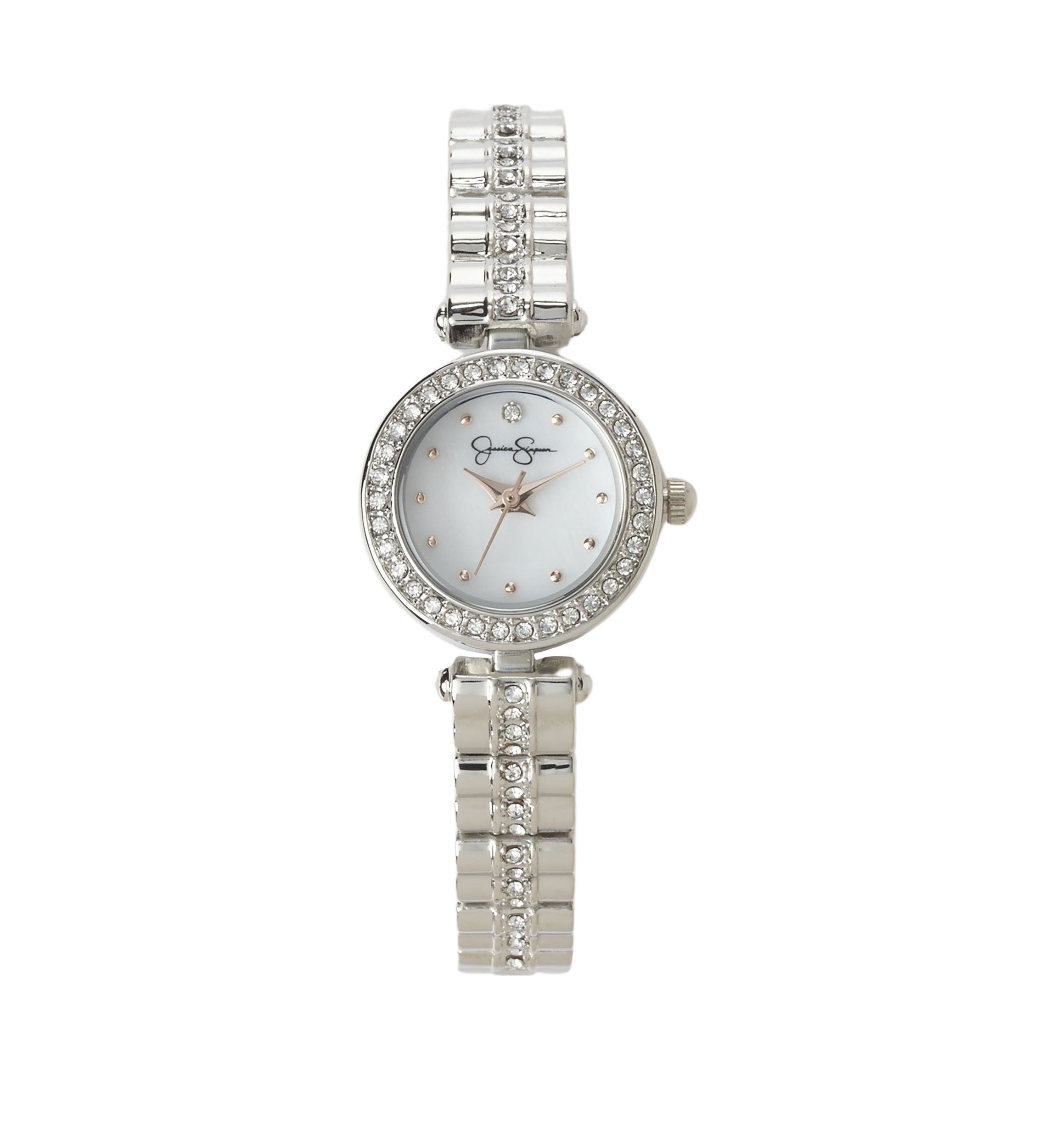Jessica Simpson Two Tone 22 Millimeter Mini Mop Watch | Belk