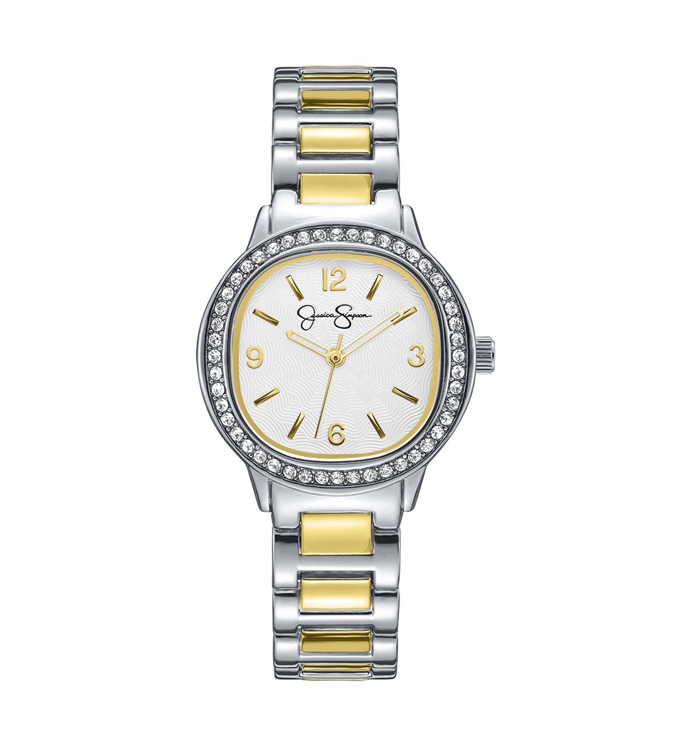 Crystal Tri-Tone Watch