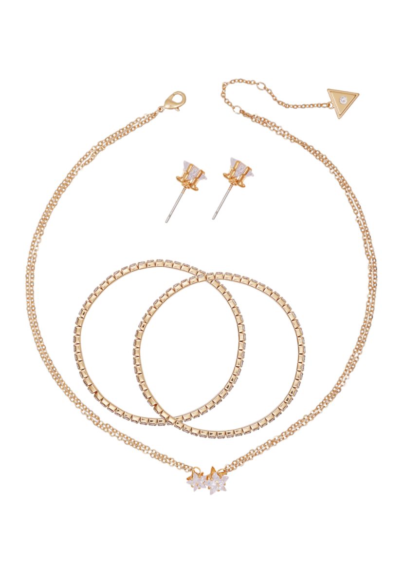 Genuine Cubic Zirconia Star Jewelry Set