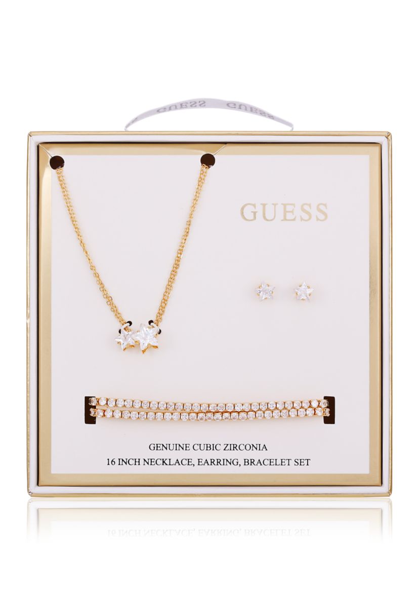 Genuine Cubic Zirconia Star Jewelry Set