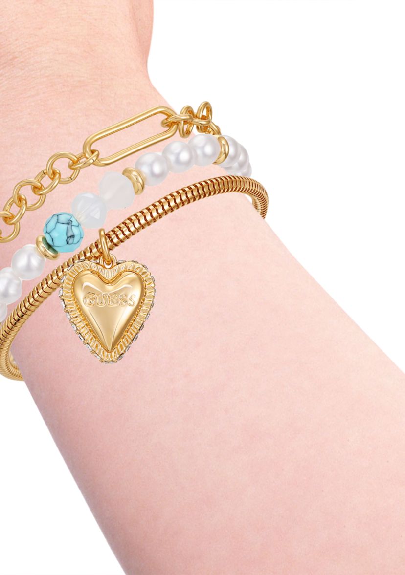 Gold Tone Trio Bracelet Set