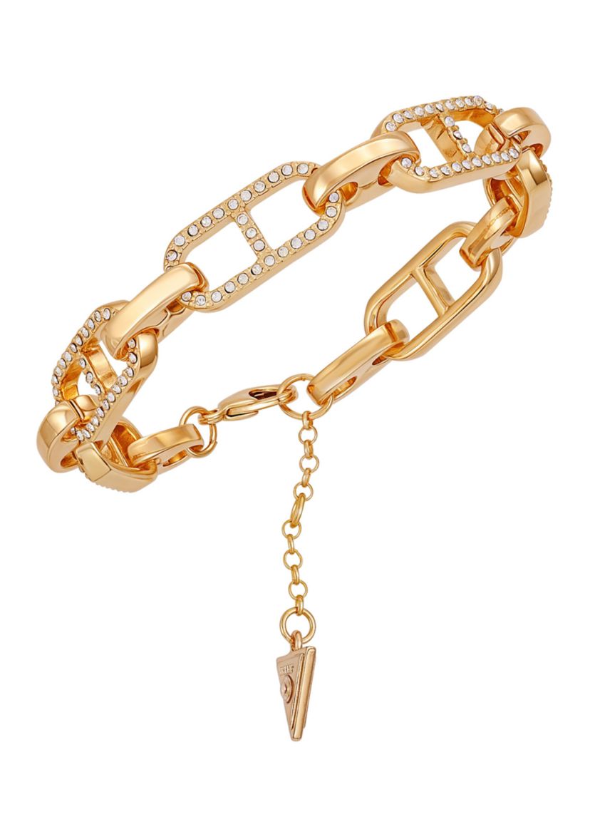 Gold Tone Line Bracelet