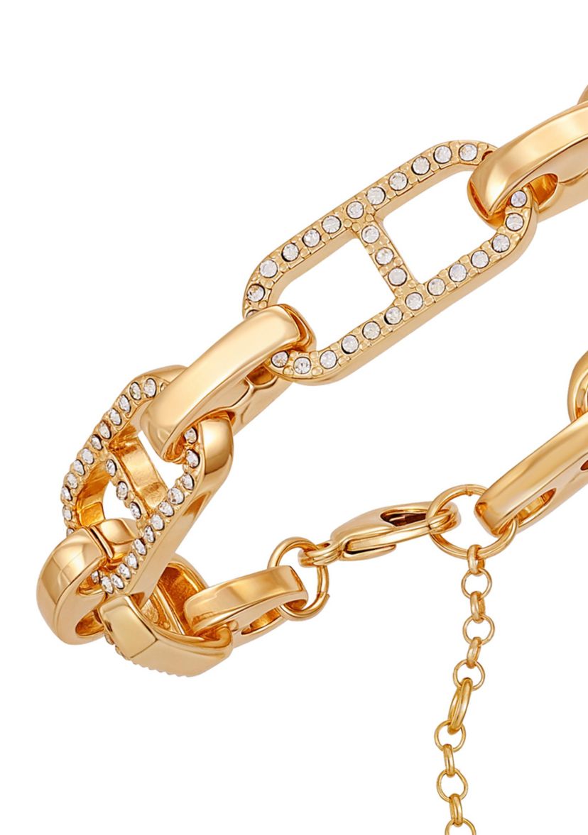 Gold Tone Line Bracelet
