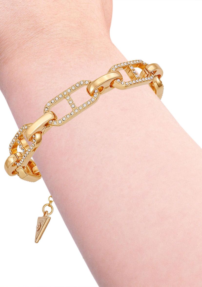 Gold Tone Line Bracelet