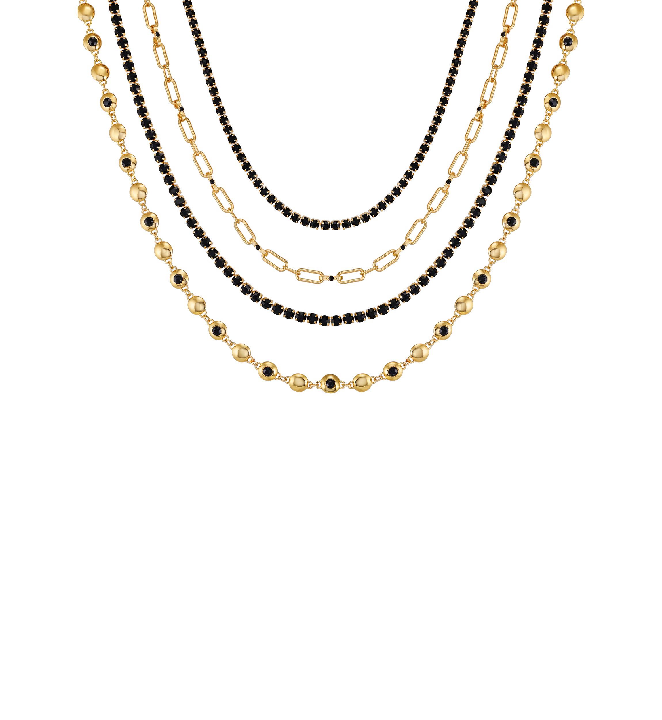 Multi-Row beaded Necklace