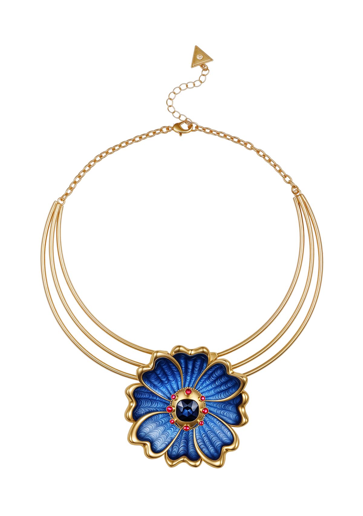 Gold-Tone Collar Pendant Necklace
