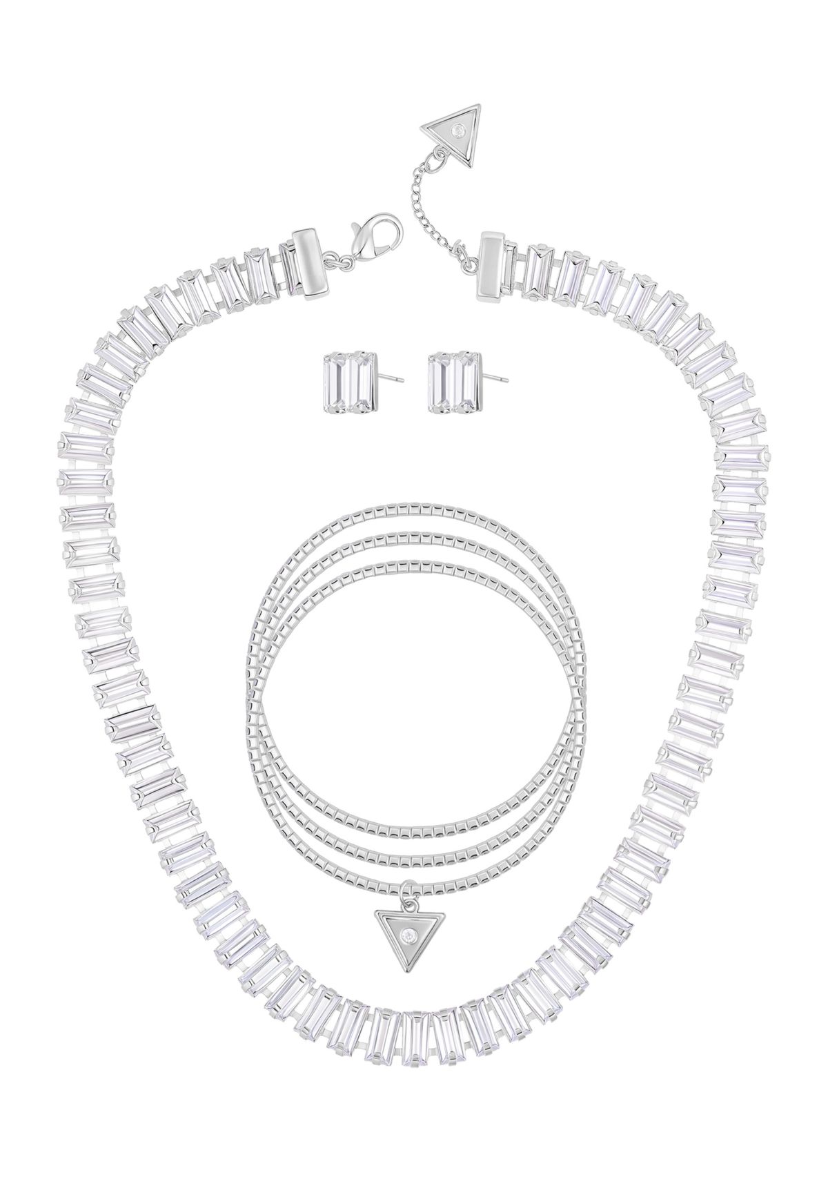 Silver Baguette Boxed Set