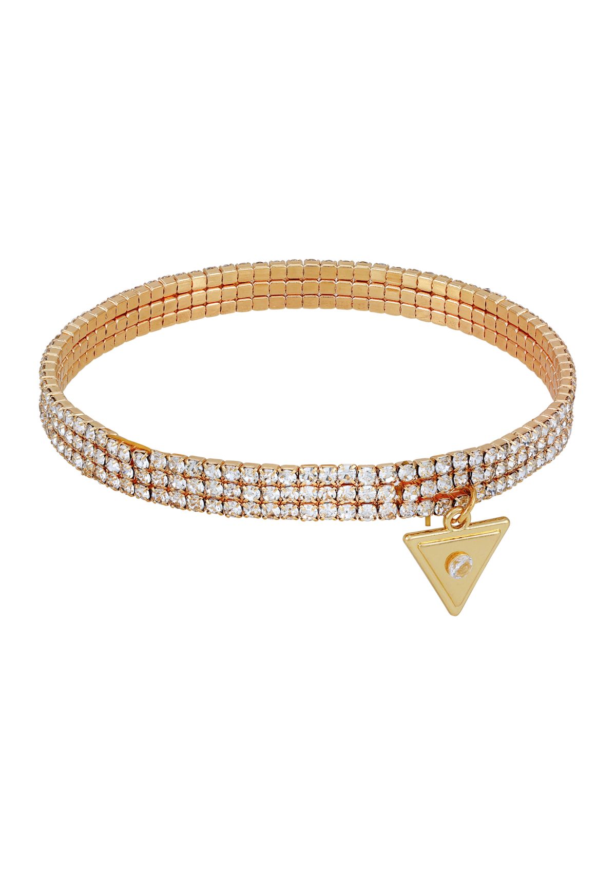 Crystal Pendant Stretch Bracelet