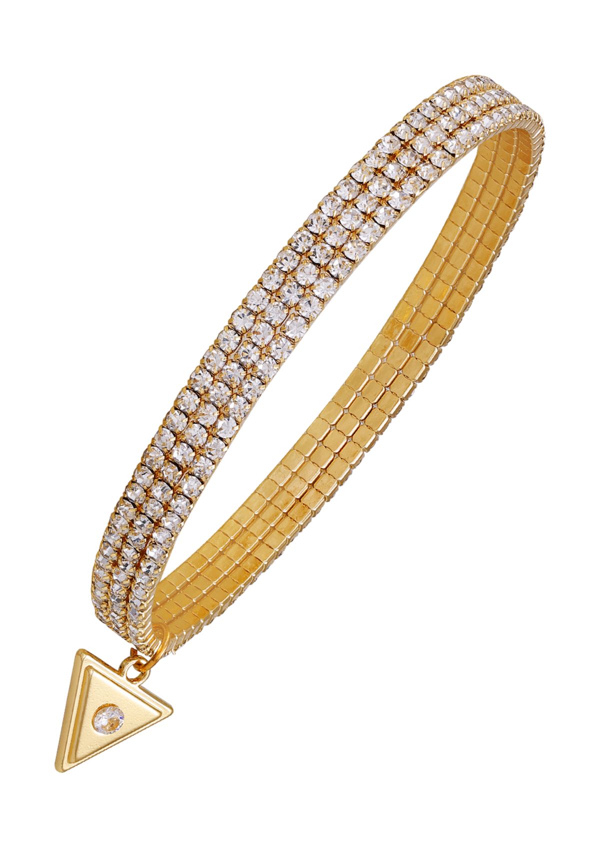 Crystal Pendant Stretch Bracelet