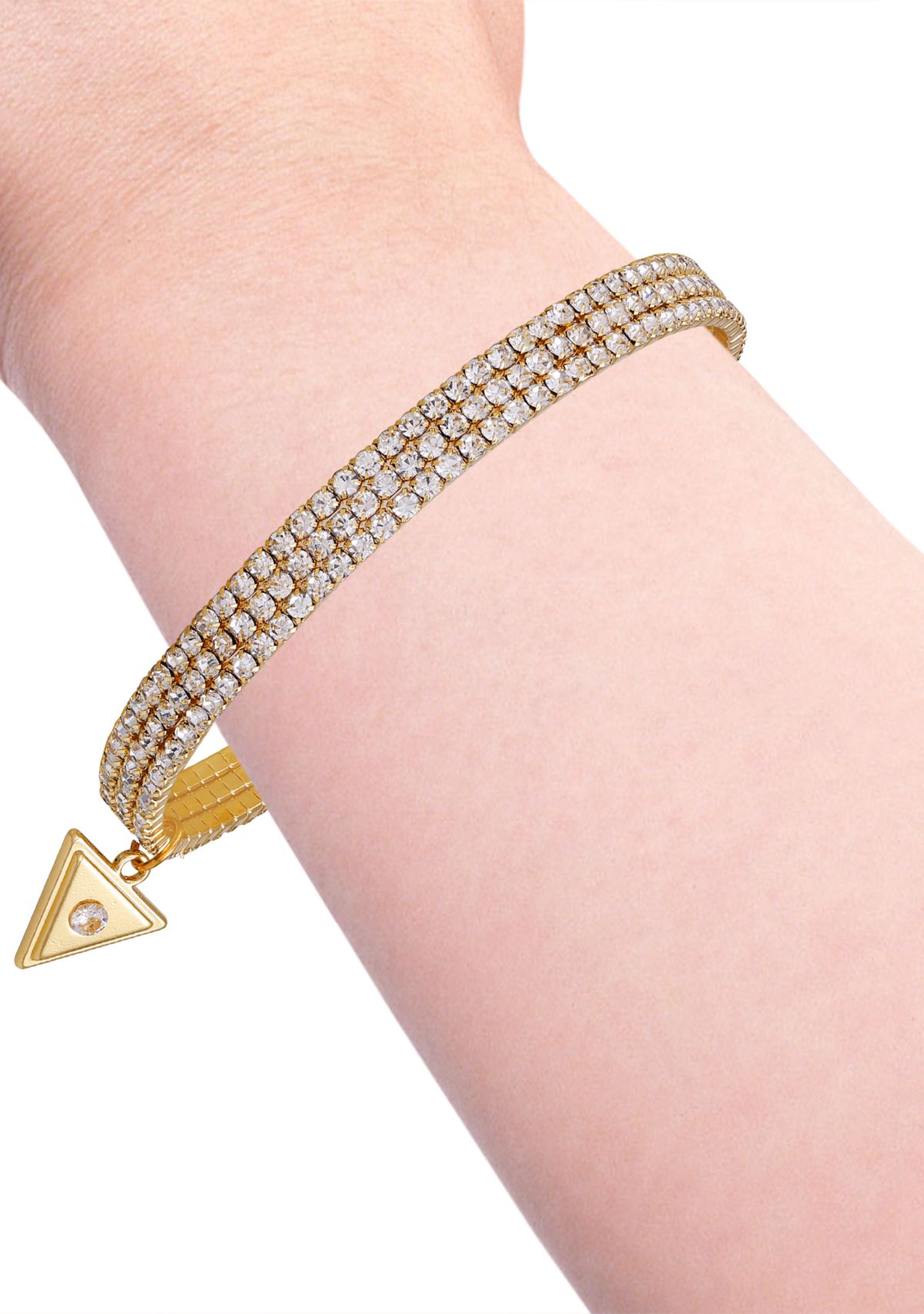 Crystal Pendant Stretch Bracelet