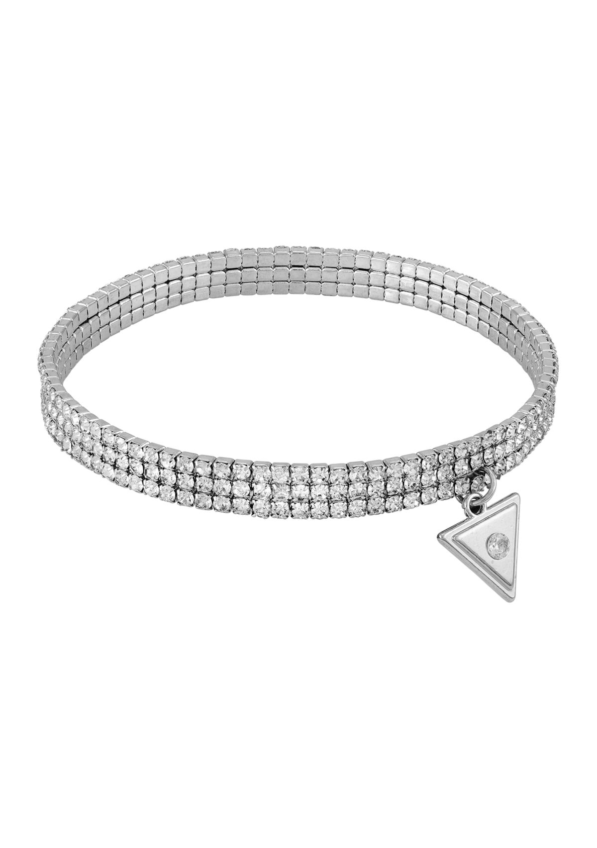 Crystal Pendant Stretch Bracelet
