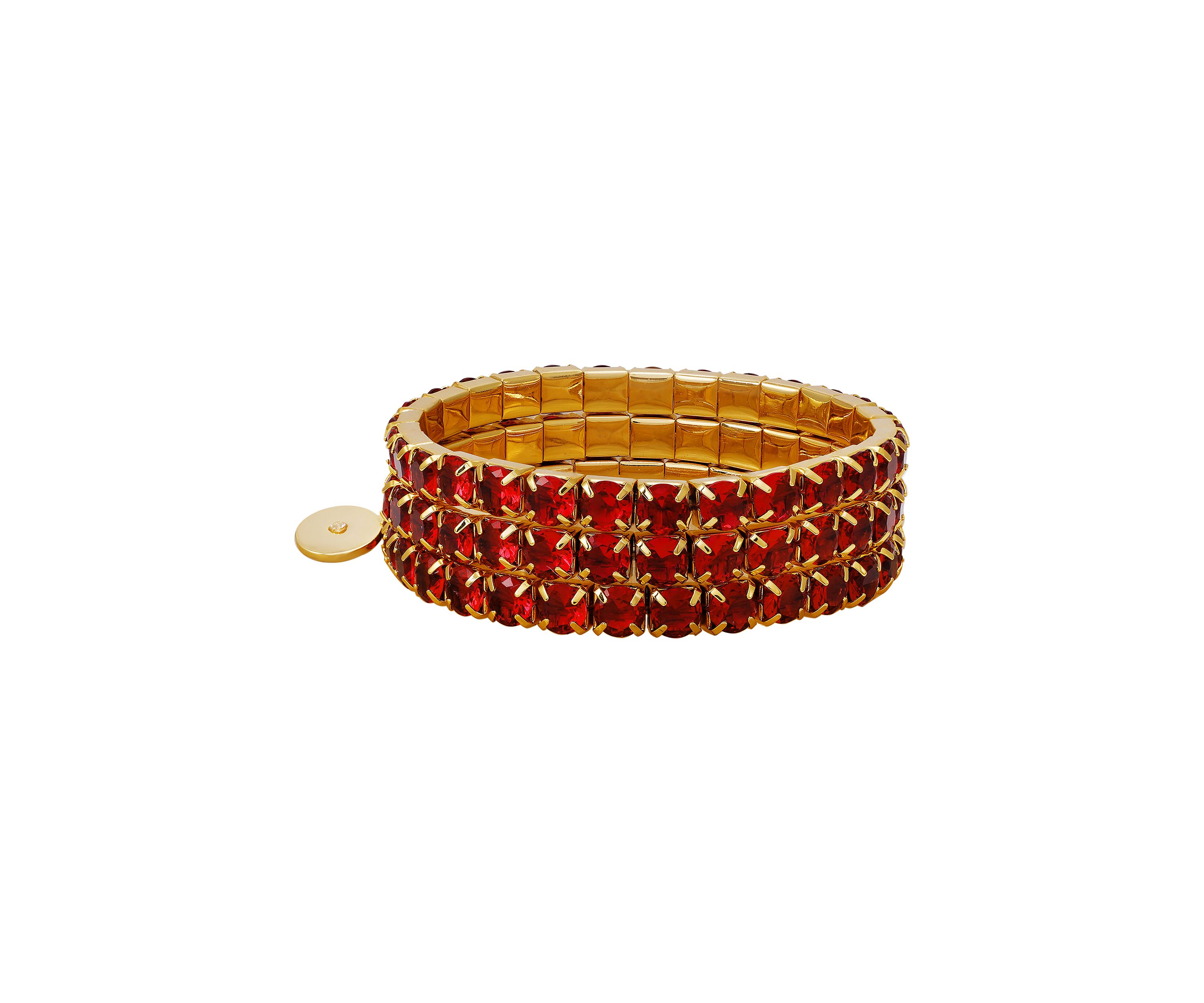 Gold Tone Stretch Bracelet Set