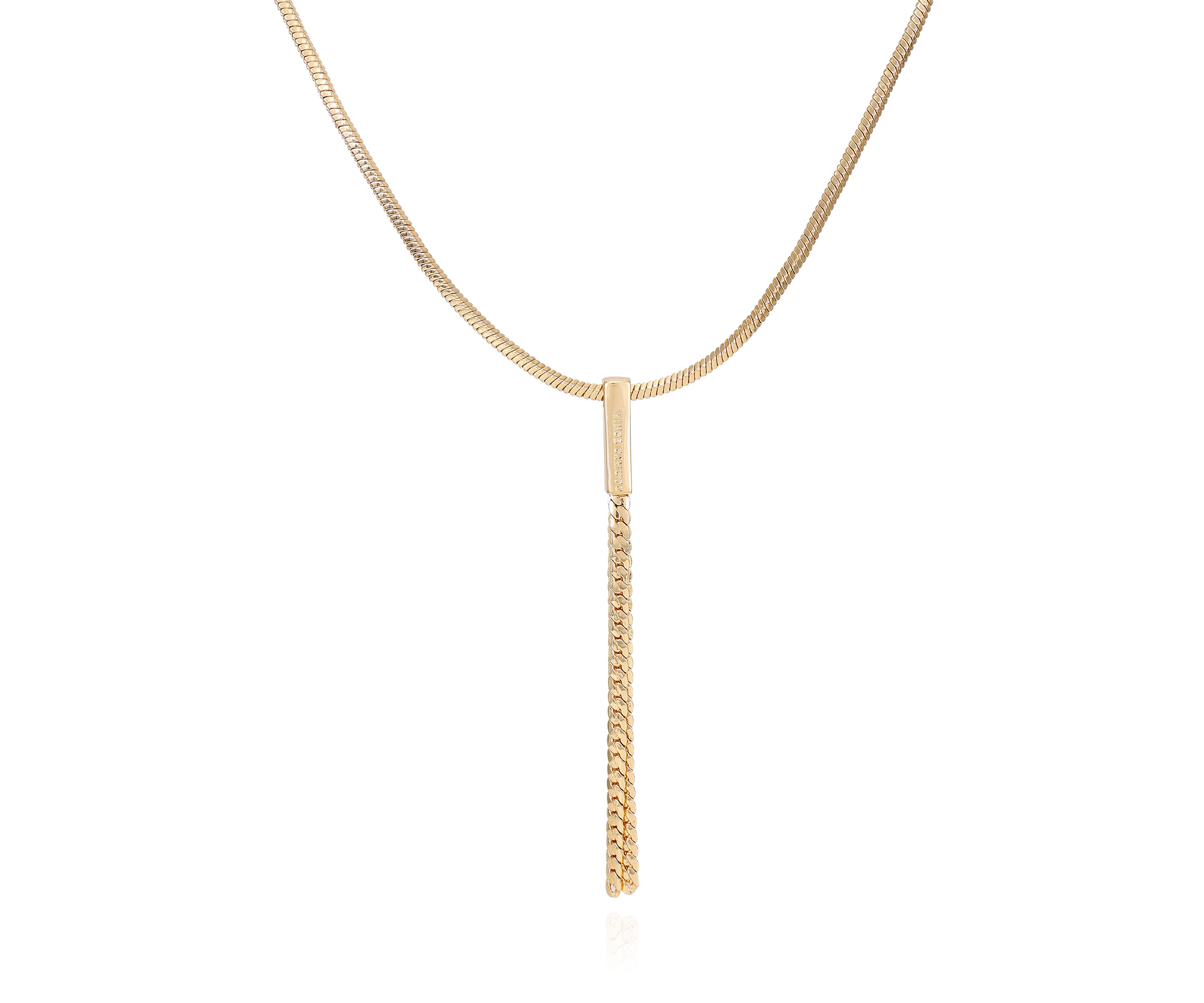 14K Gold Tassel Necklace