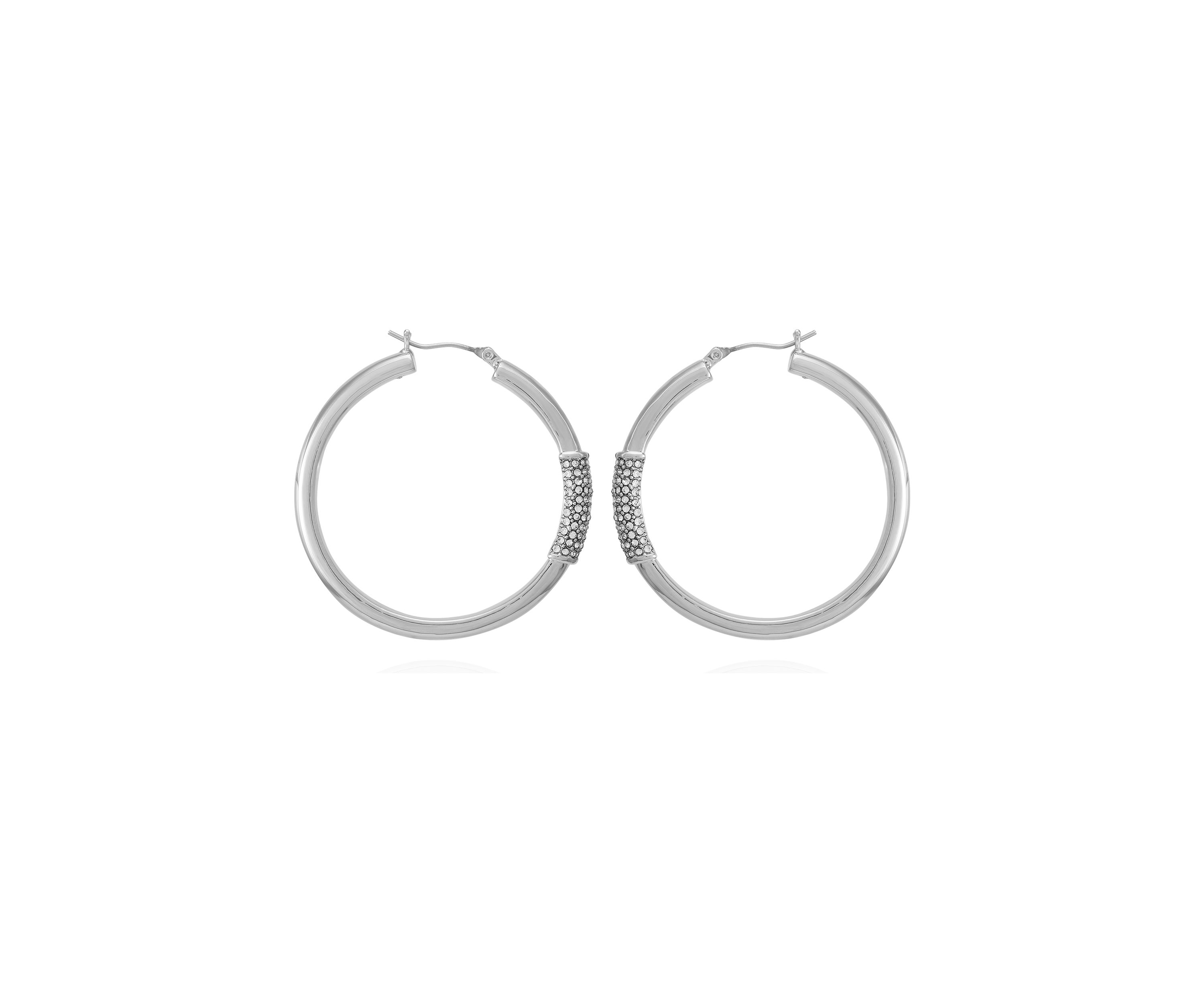 Pavé Hoop Earrings