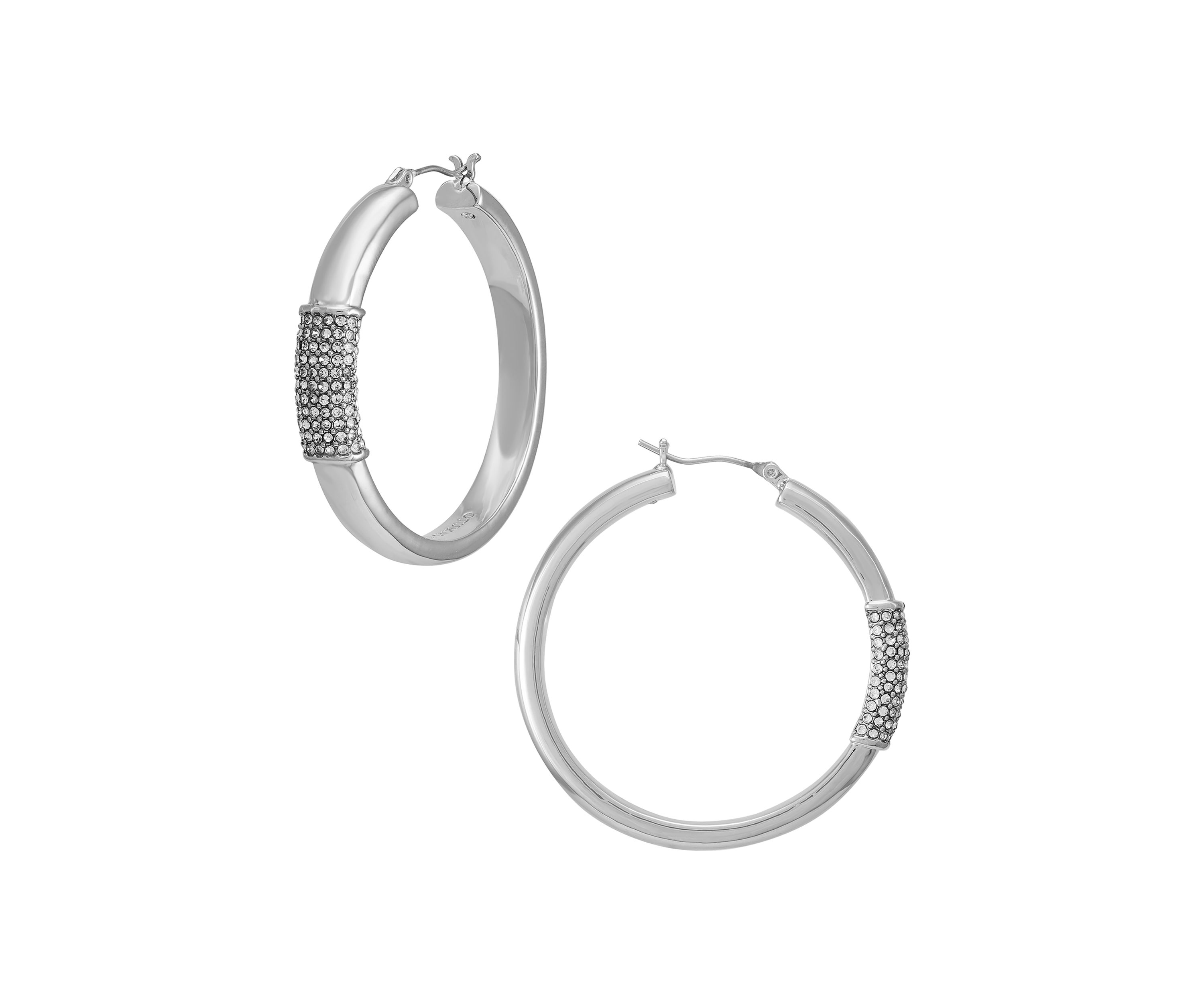 Pavé Hoop Earrings