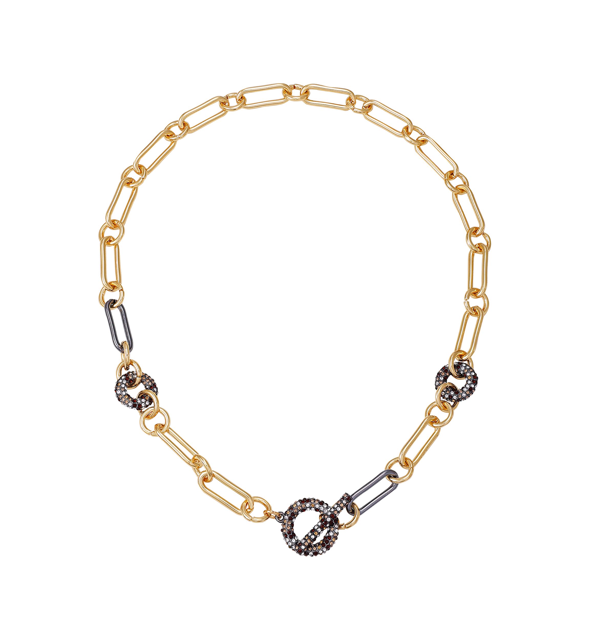 Vince Camuto Two-Tone Toggle Clasp Necklace | Belk