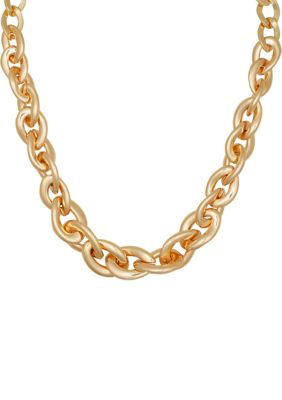 Vince Camuto Gold-Tone Chunky Chain Necklace, Gold, 18 in