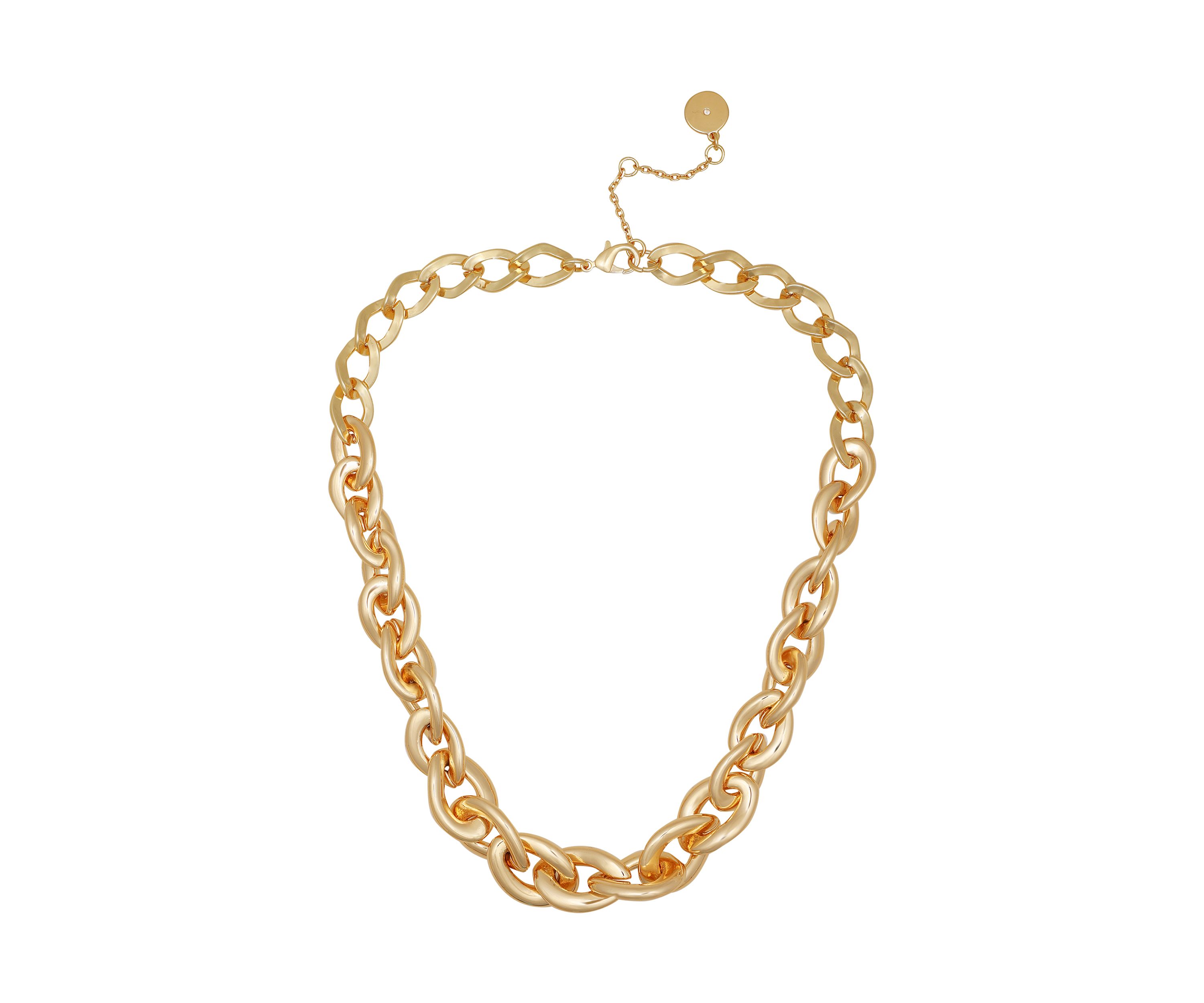 Gold-Tone Chunky Chain Necklace