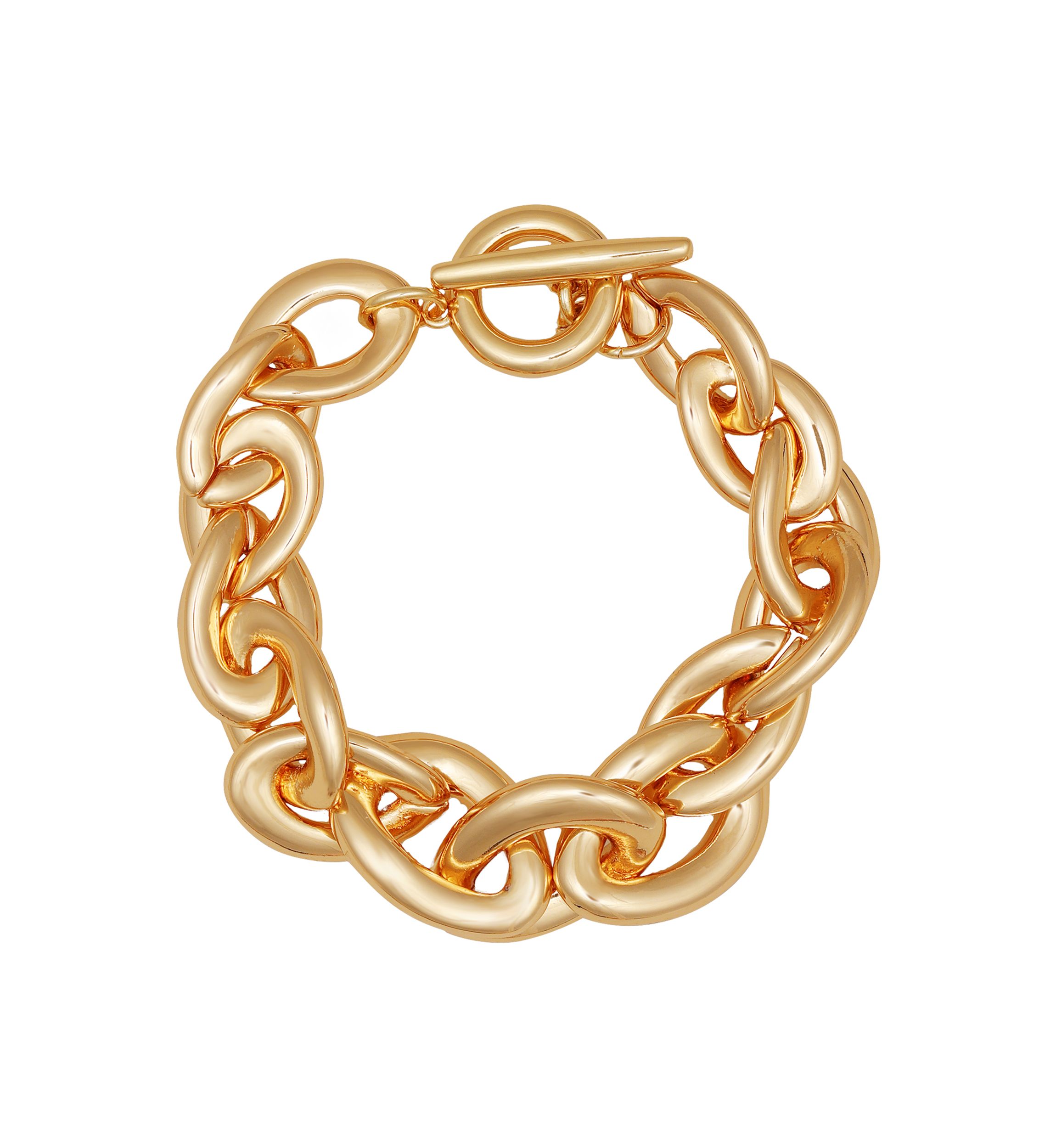 Gold-Tone Chunky Chain Bracelet