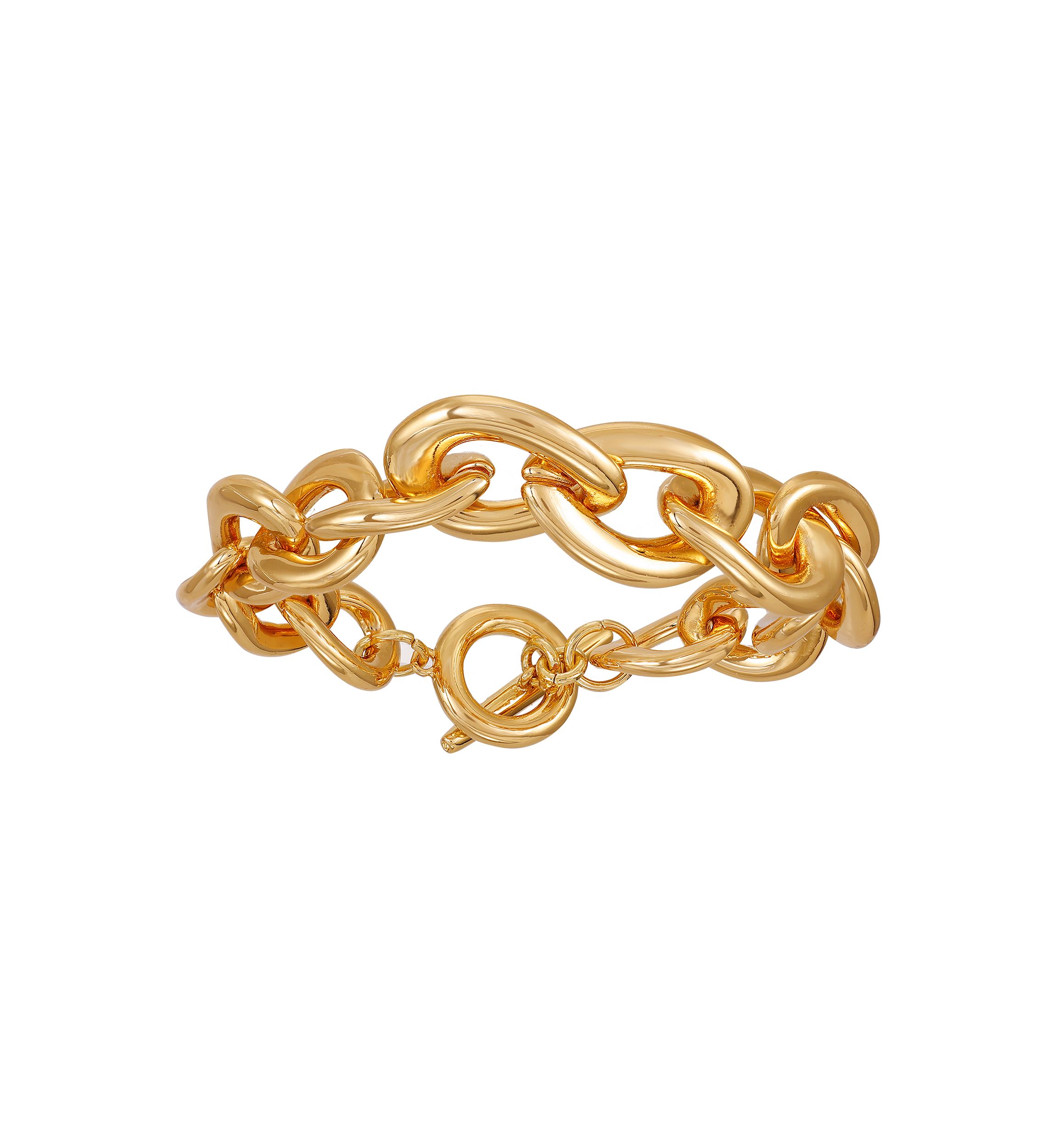 Gold-Tone Chunky Chain Bracelet