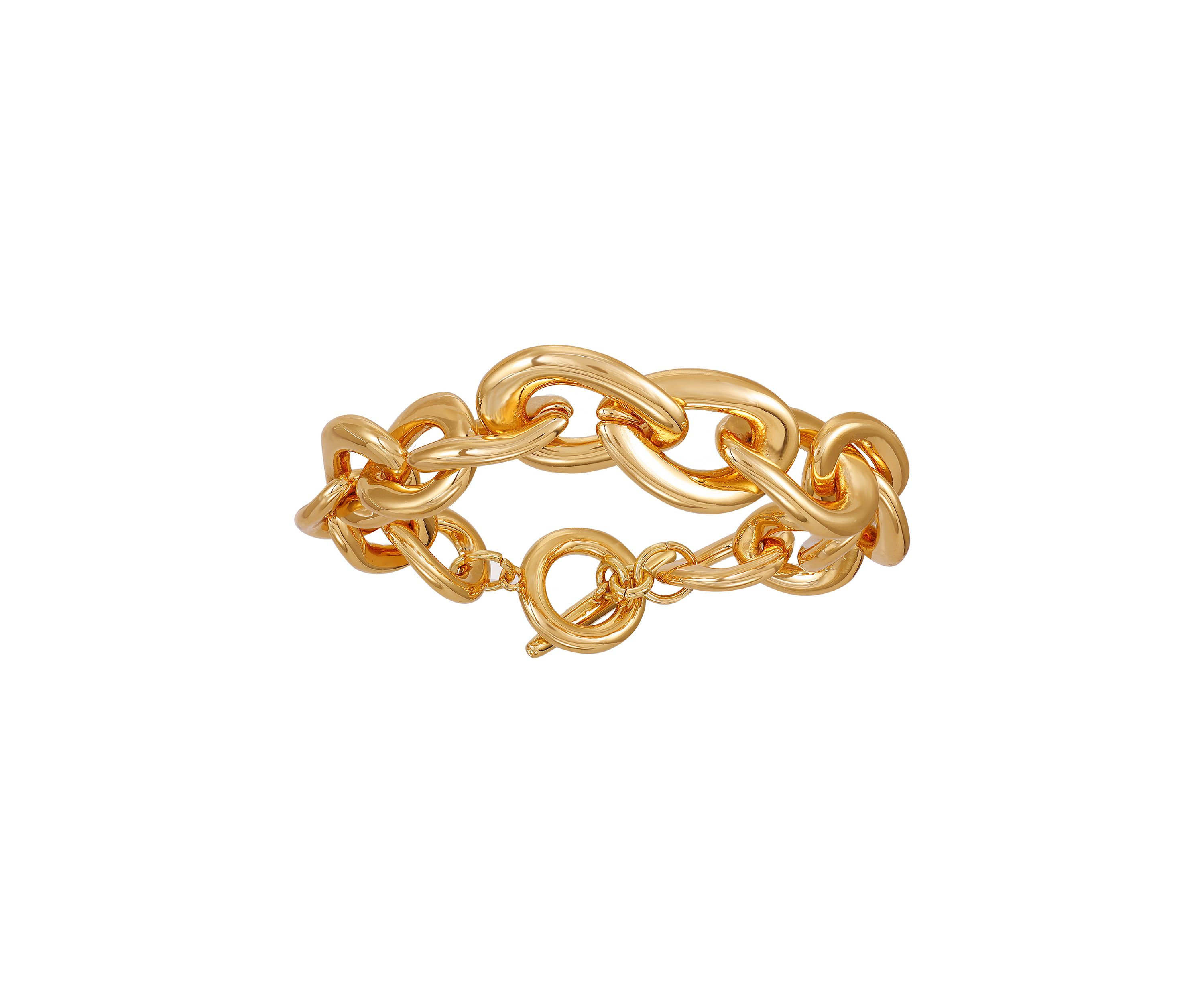 Gold-Tone Chunky Chain Bracelet